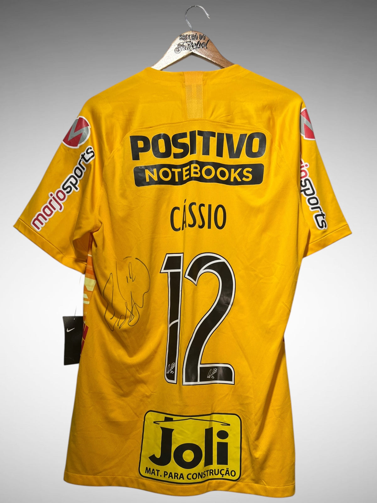 Corinthians 2019 Camisa de Goleiro Tam GG N 12 Cássio.