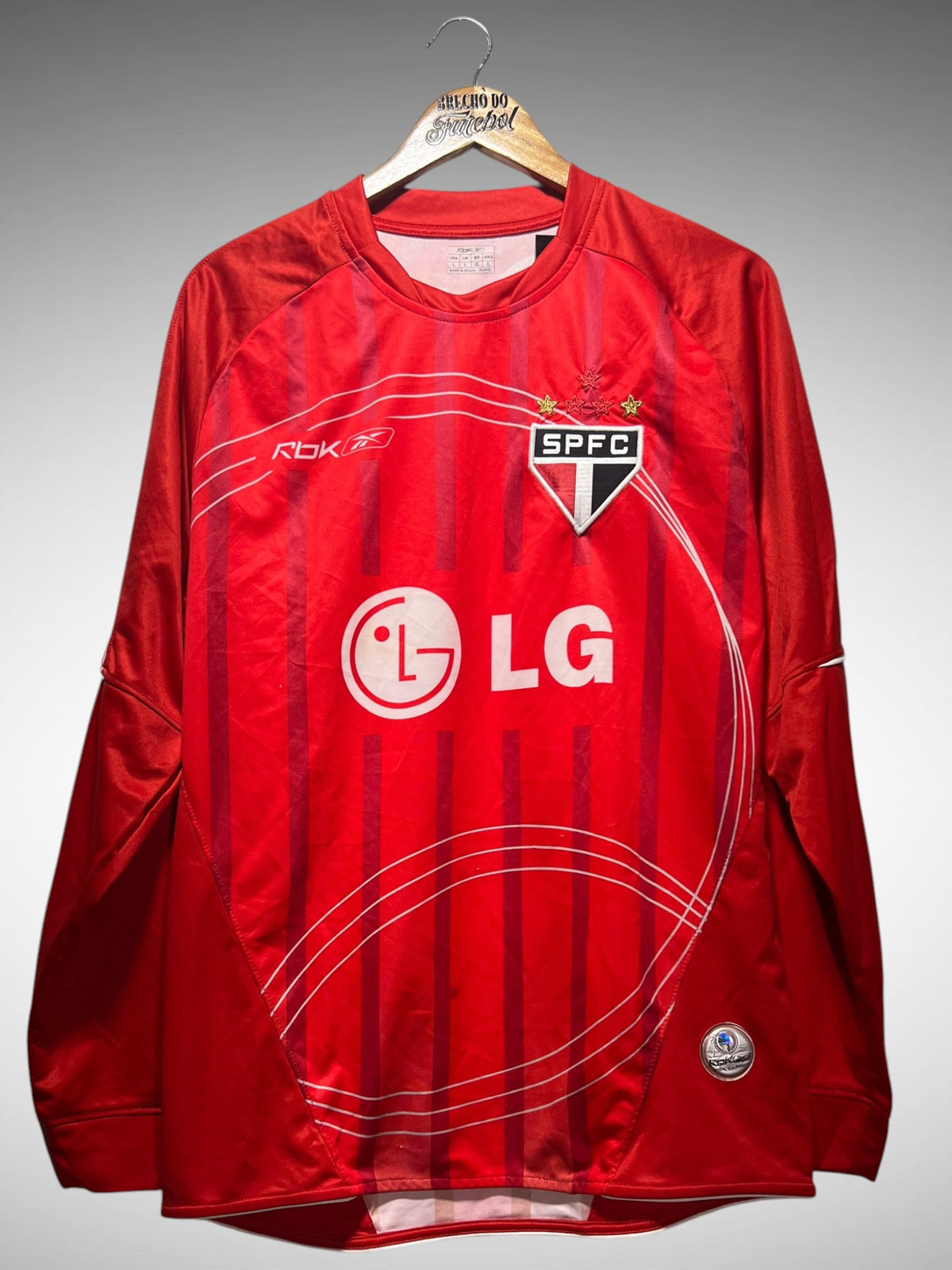 São Paulo 2006 Camisa de Goleiro Tam G N 22 Bosco Mangas Longas.