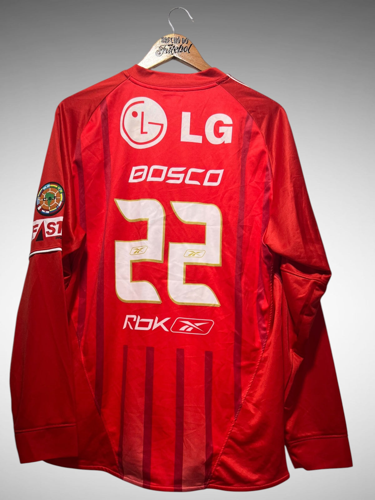 São Paulo 2006 Camisa de Goleiro Tam G N 22 Bosco Mangas Longas.