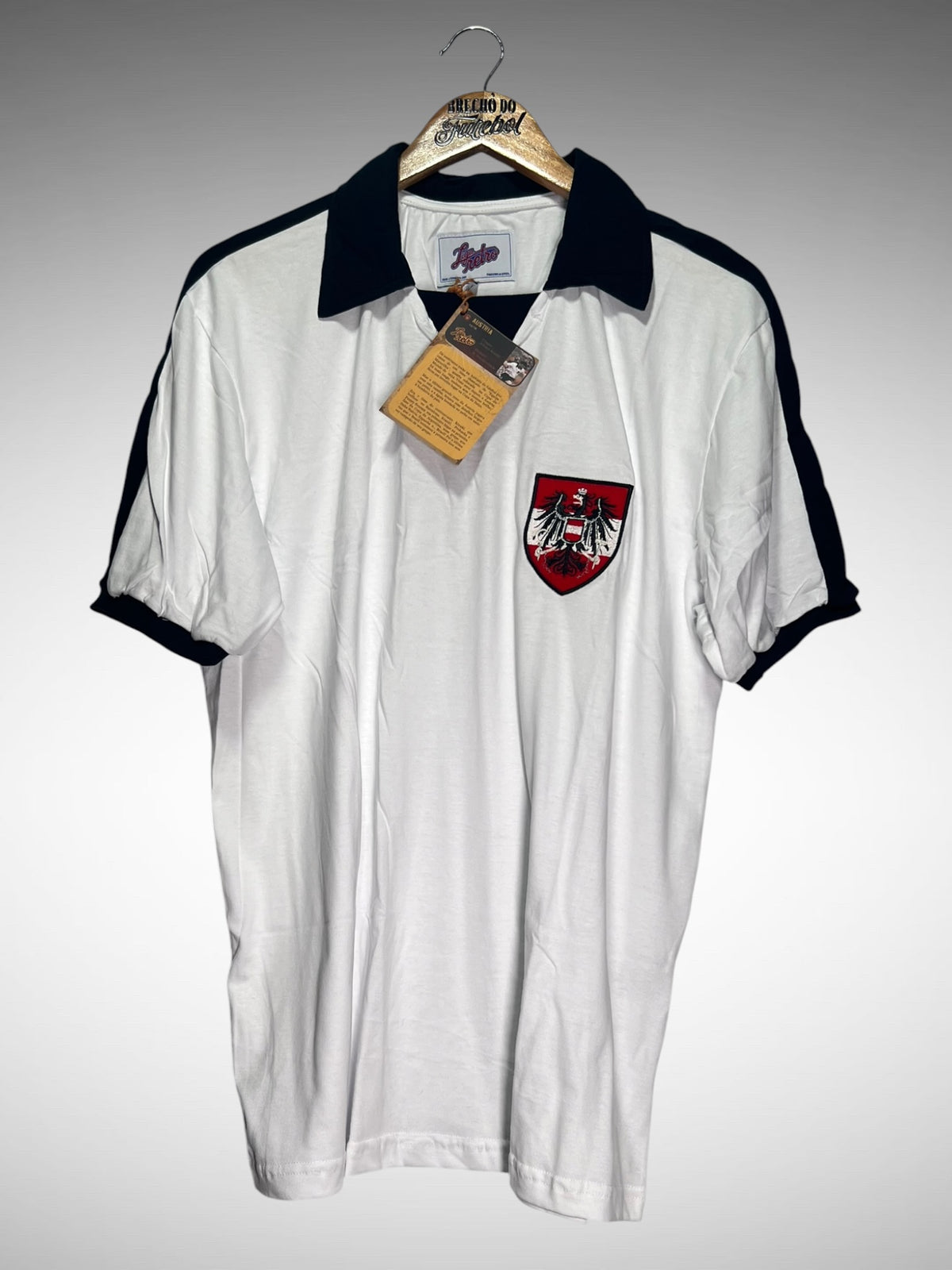 Áustria Liga Retrô 1978 Primeira Camisa Tam GG.