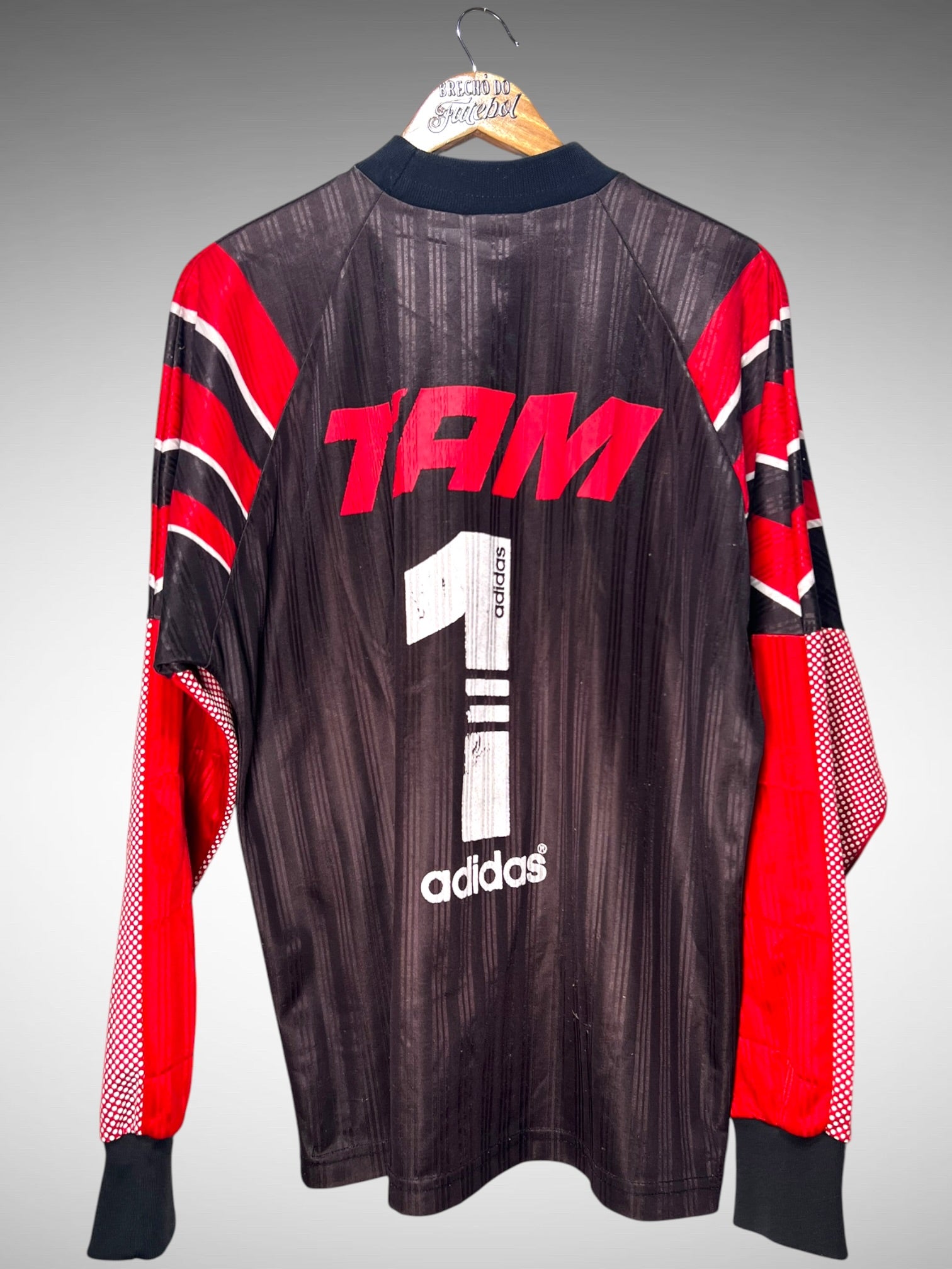 São Paulo 1996 Camisa de Goleiro Tam G N 1 Mangas Longas.