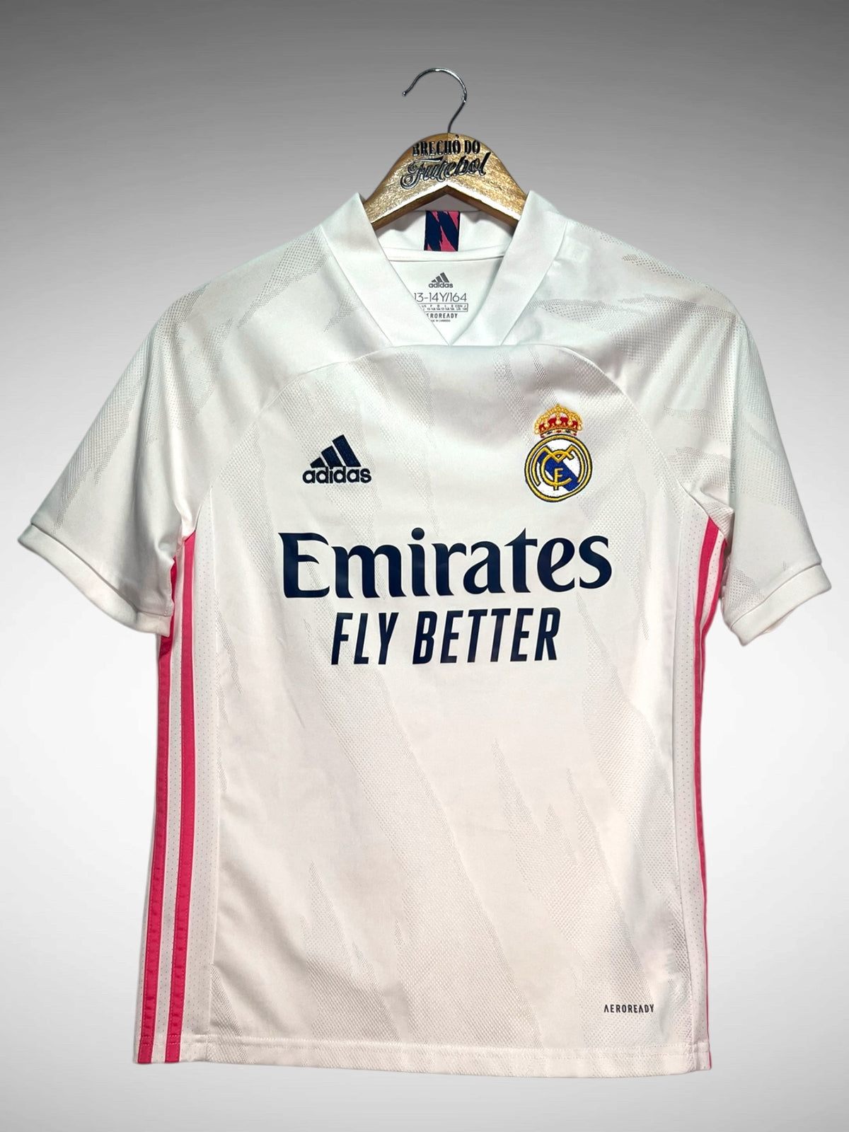 Real Madrid 2020 Primeira Camisa Tam 14 anos Infantil.
