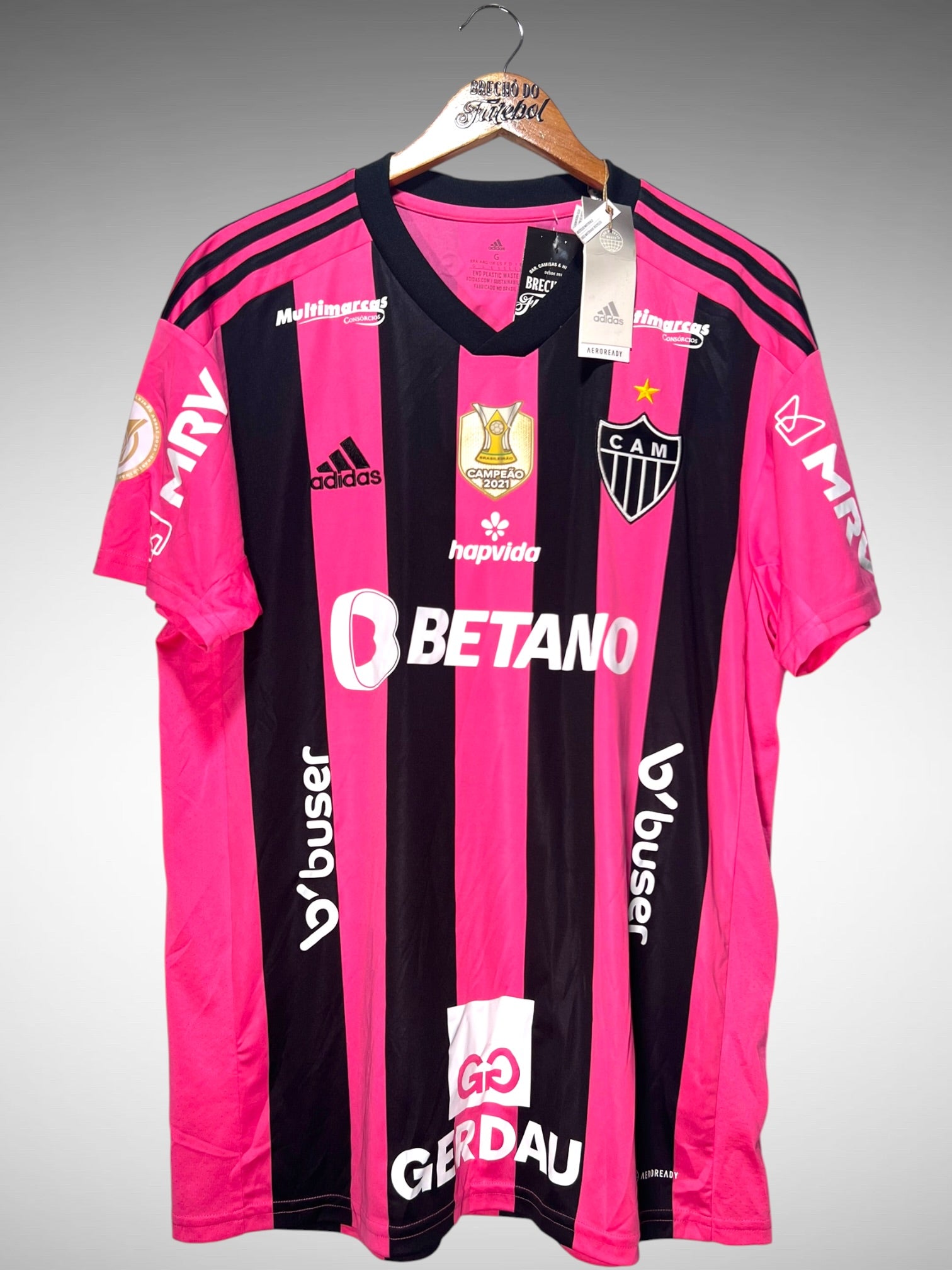 Atlético Mineiro 2022 Camisa Outubro Rosa Tam G N 7 Hulk.
