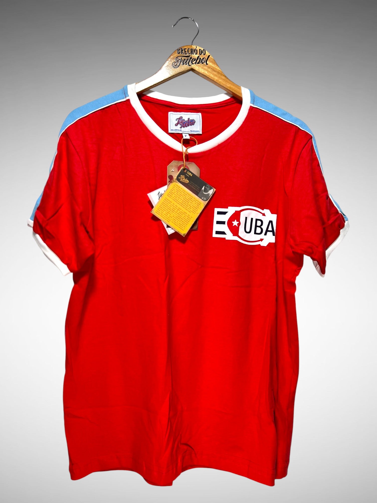 Cuba Liga Retrô 1980's Primeira Camisa Tam P.