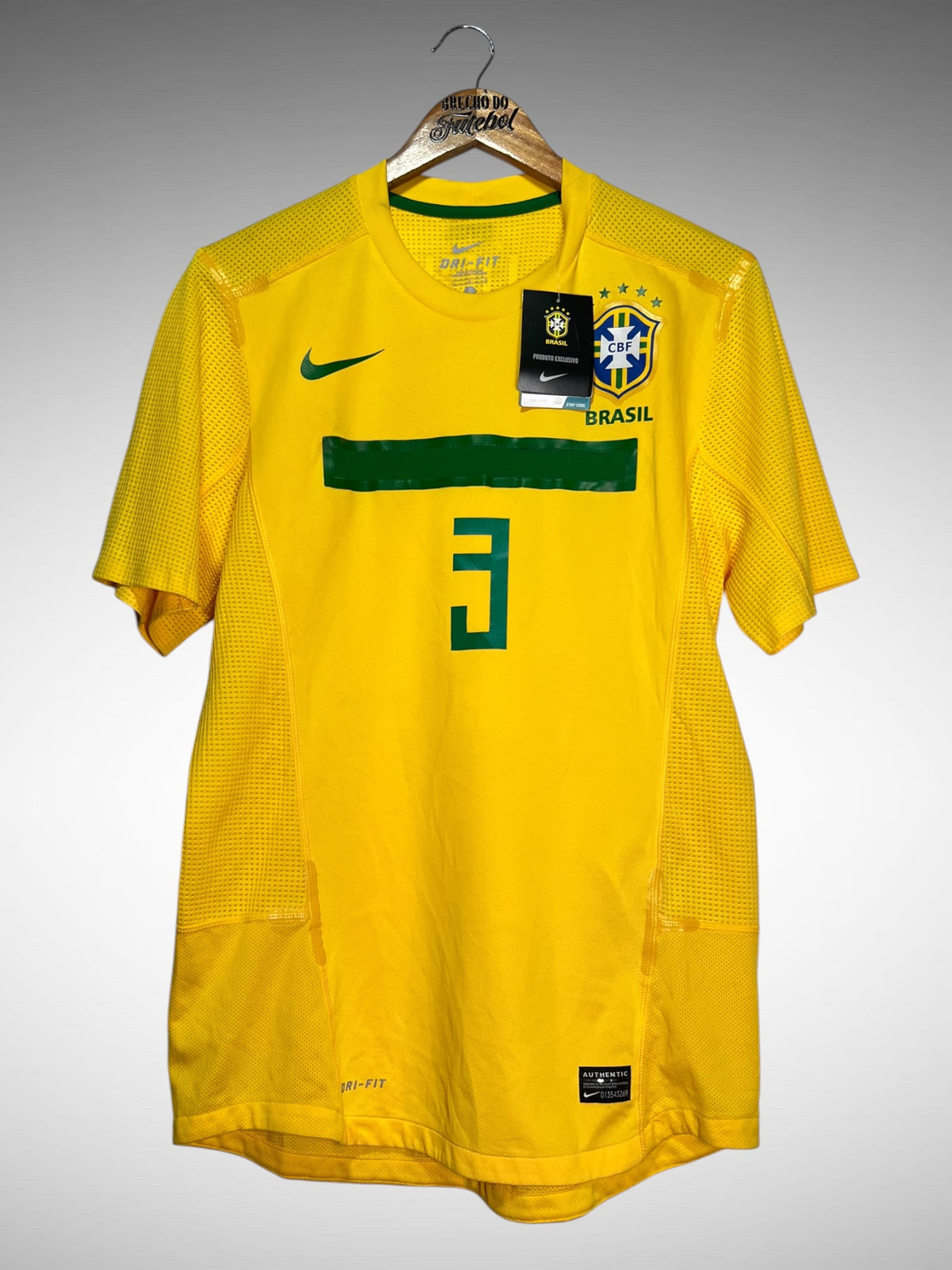 Brasil 2011 Primeira Camisa Tam G N 3 Lúcio.