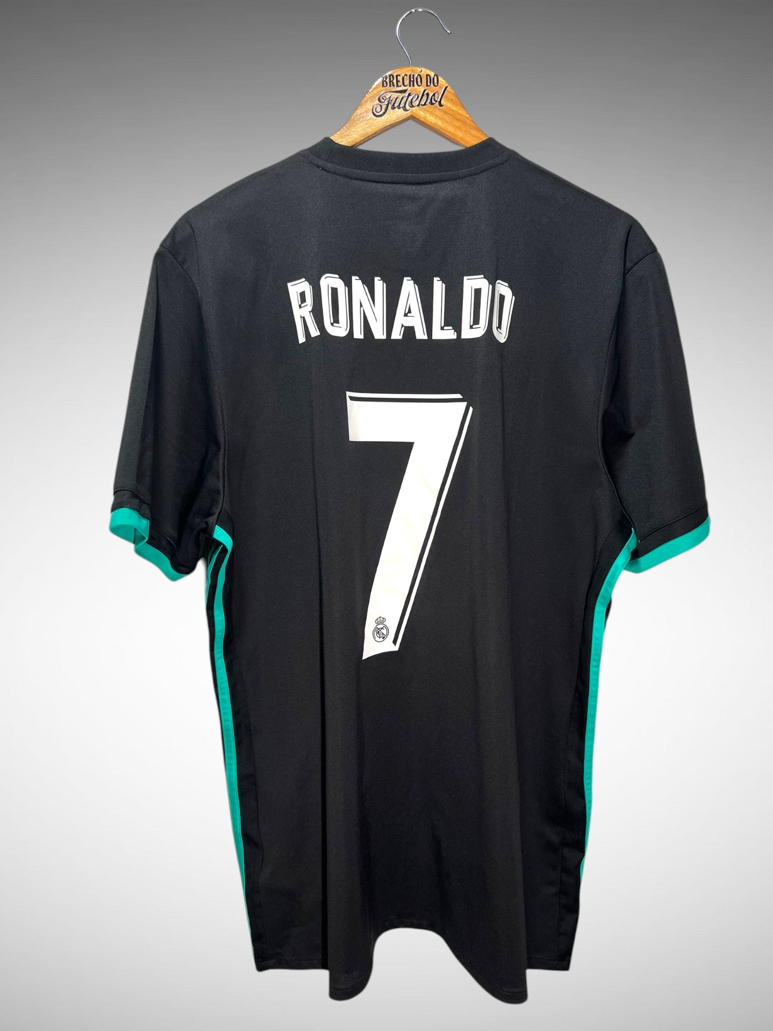 Real Madrid 2017 Segunda Camisa Tam GG N 7 Ronaldo.