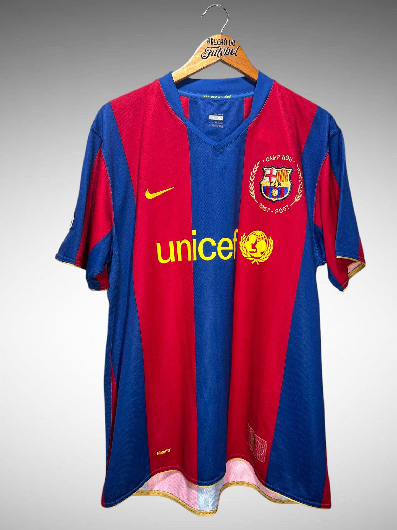 Barcelona 2007 Primeira Camisa Tam GG.