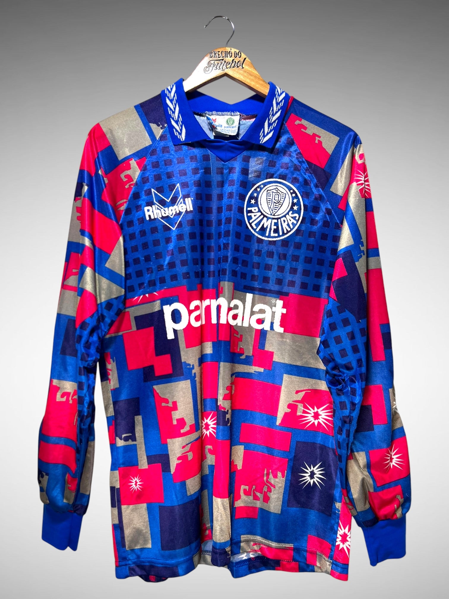 Palmeiras 1995 Camisa de Goleiro Tam P N 1 Mangas Longas.