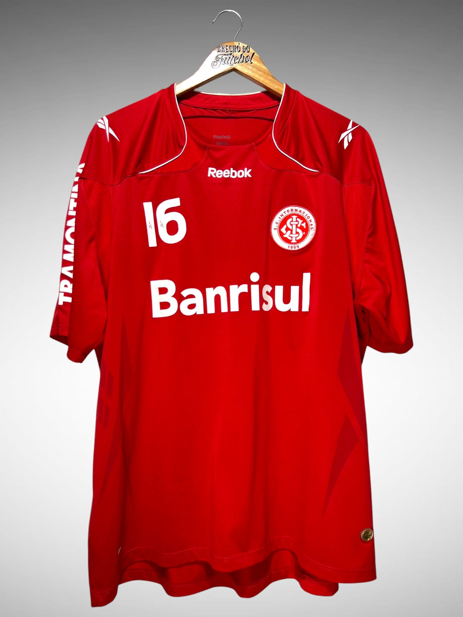 Internacional 2010 Primeira Camisa Tam 3G N 16 Tinga.