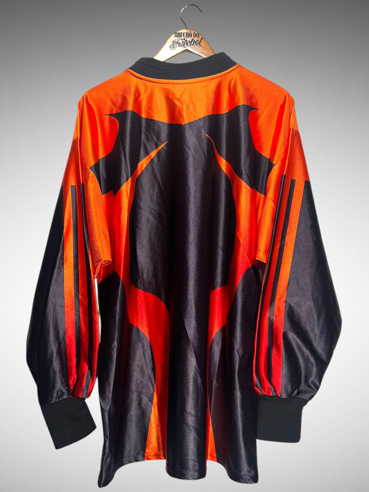 Fulham 1999 Camisa de Goleiro Tam GG Mangas Longas.
