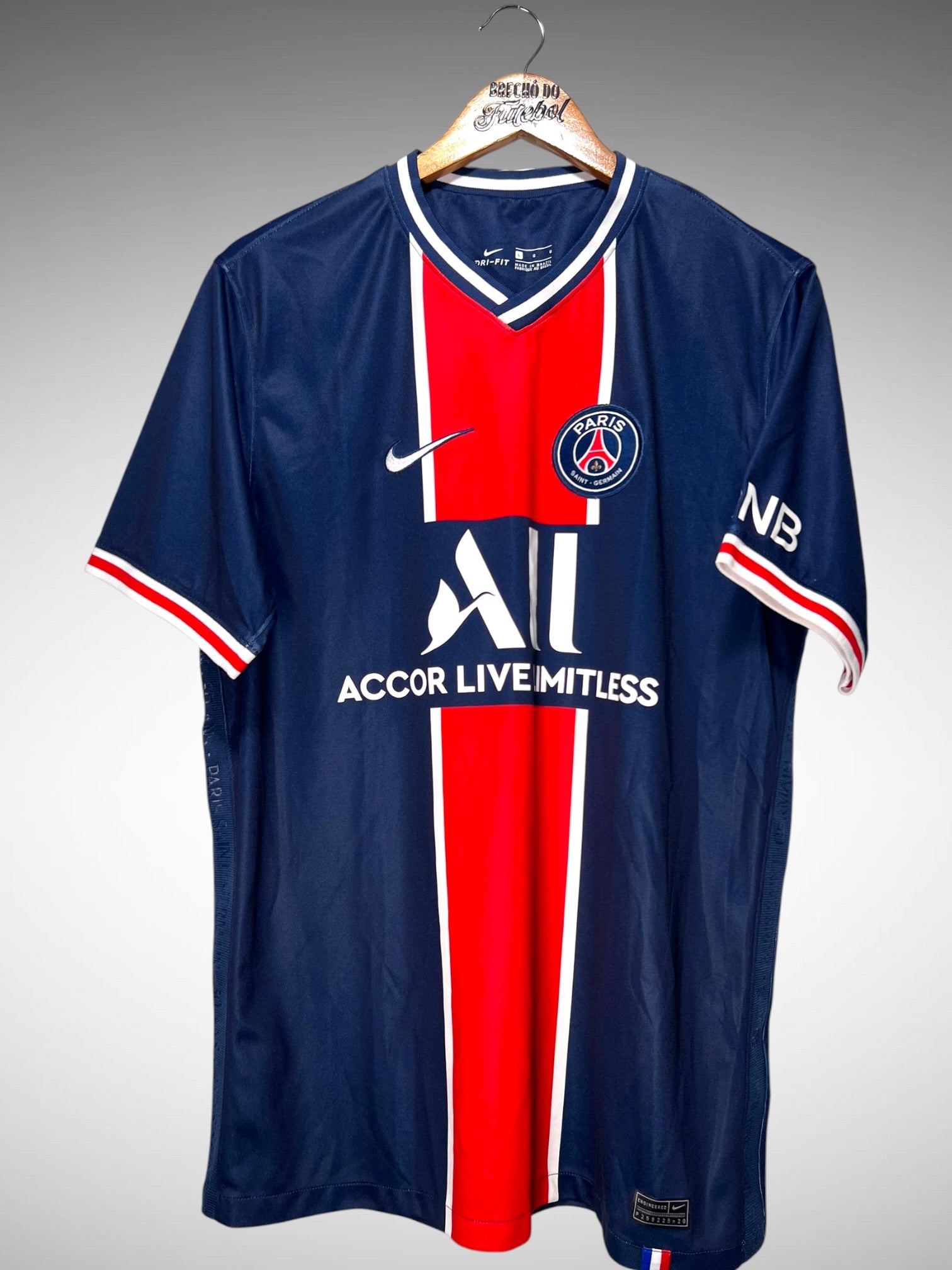 Paris Saint-Germain 2020 Primeira Camisa Tam G.