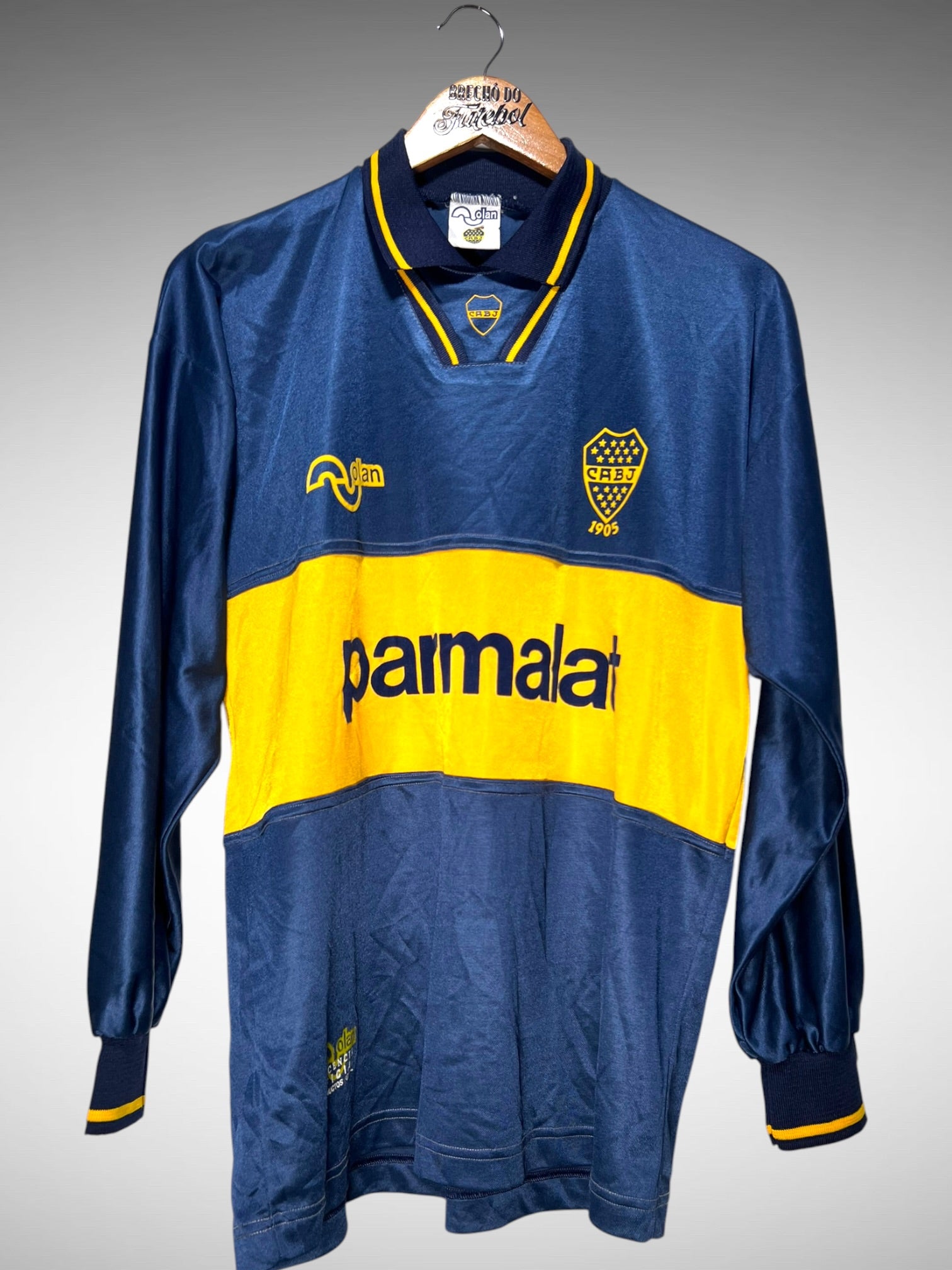 Boca Juniors 1994 Primeira Camisa Tam P N 10 Mangas Longas.