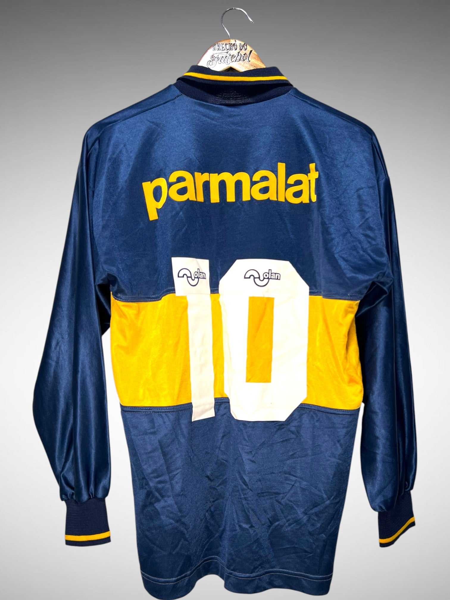 Boca Juniors 1994 Primeira Camisa Tam P N 10 Mangas Longas.