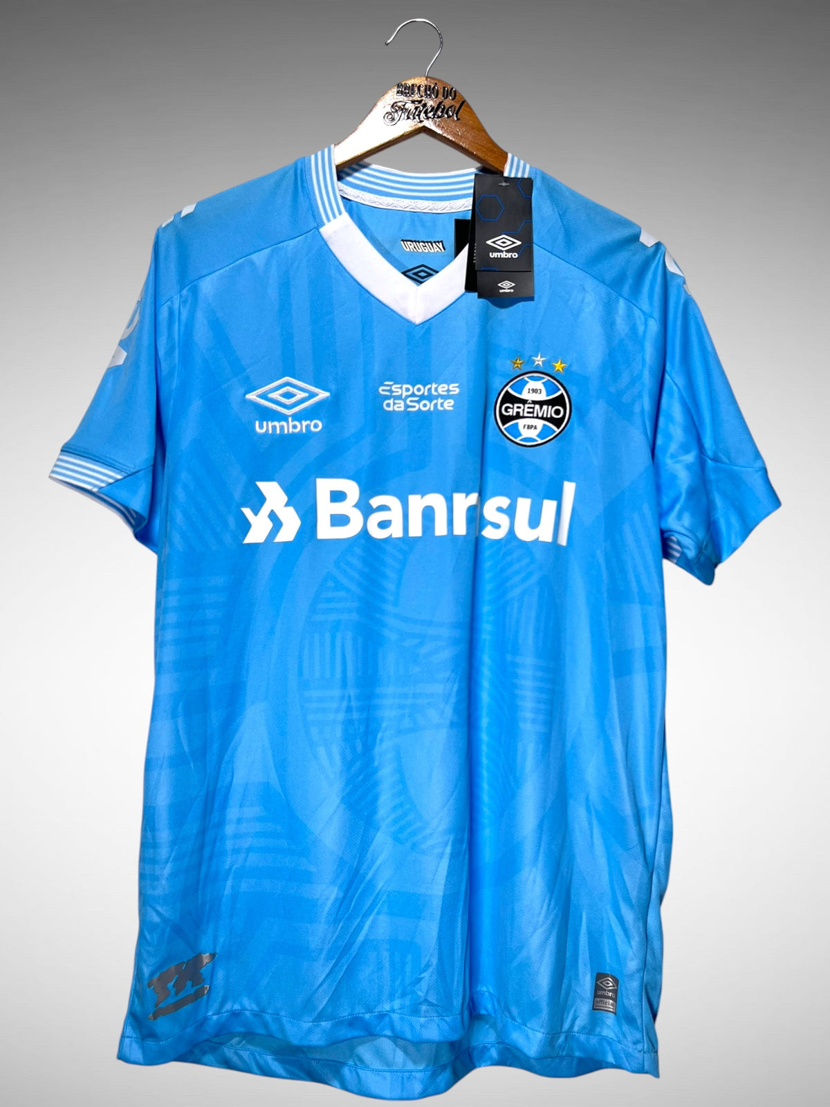 Grêmio 2022 Terceira Camisa Tam G N 9 Suárez.