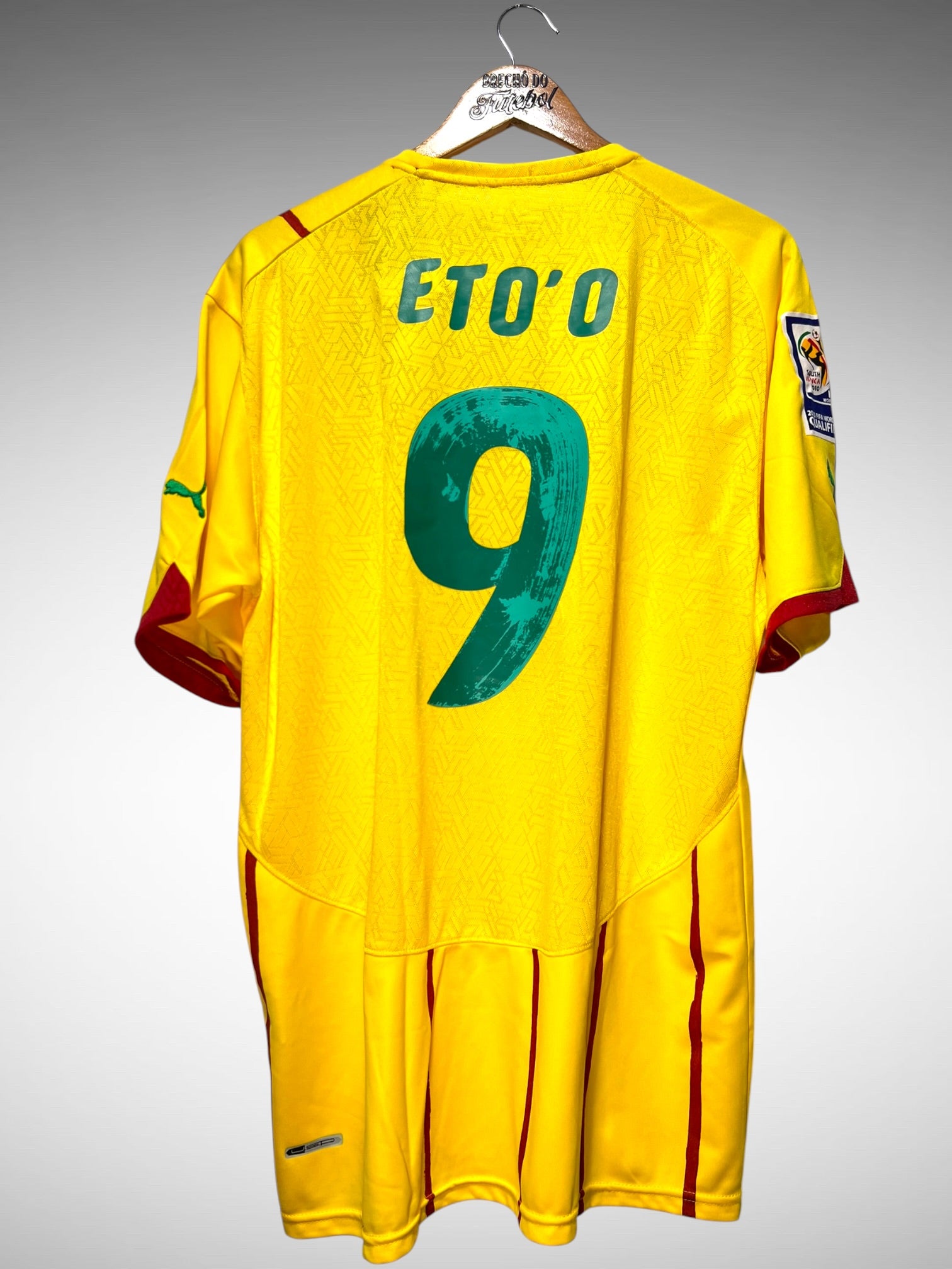 Camarões 2010 Segunda Camisa Tam GG N 9 Eto'o.