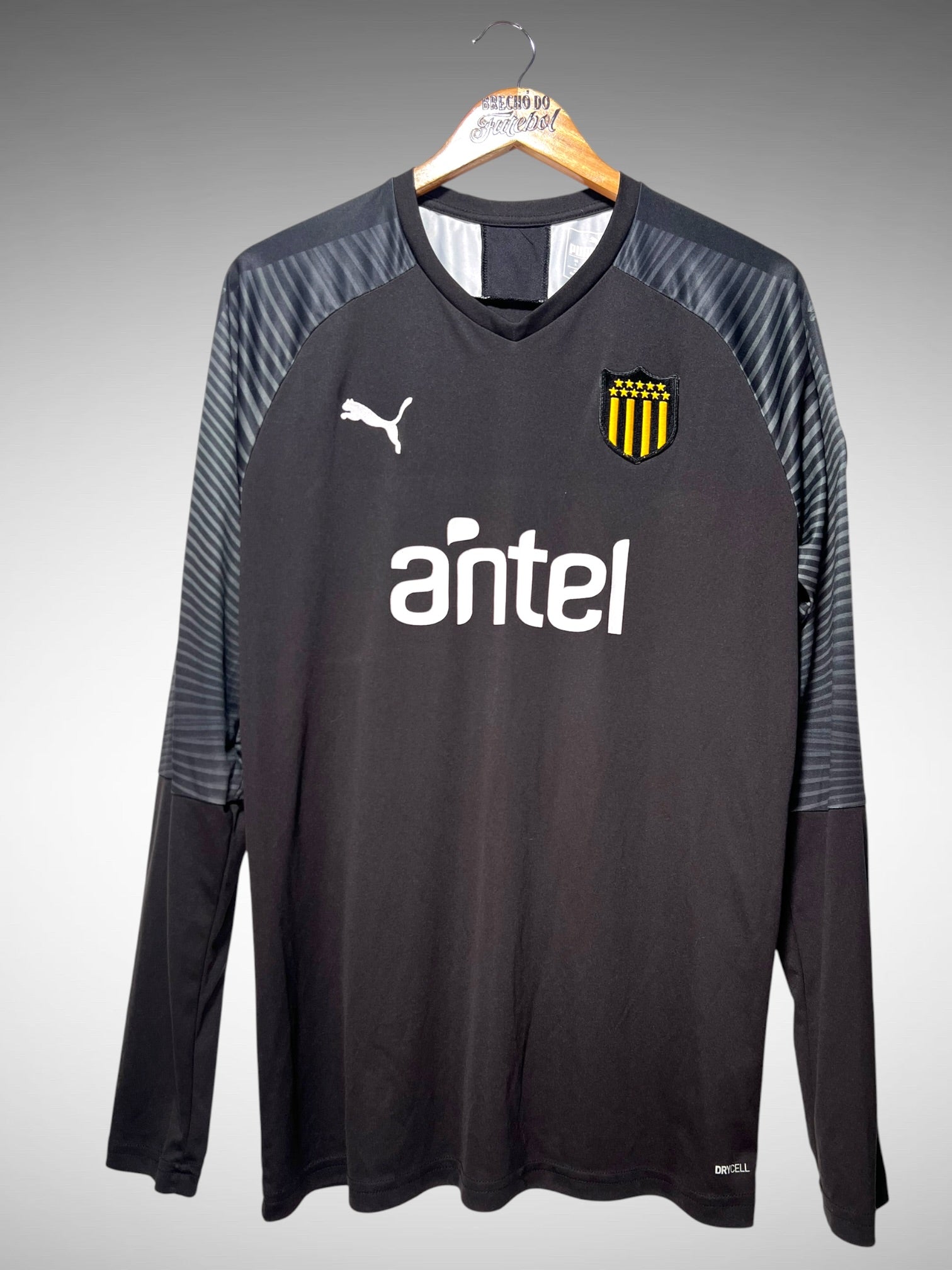 Peñarol 2020 Conjunto de Goleiro Tam G N 1 Mangas Longas.