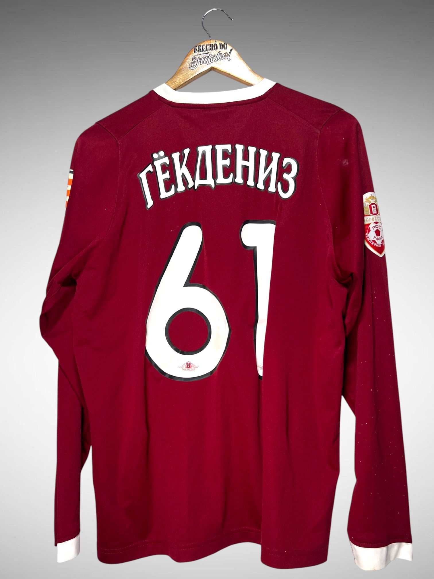 Rubin Kazan 2008 Primeira Camisa Tam M N 61 Karadeniz Mangas Longas.