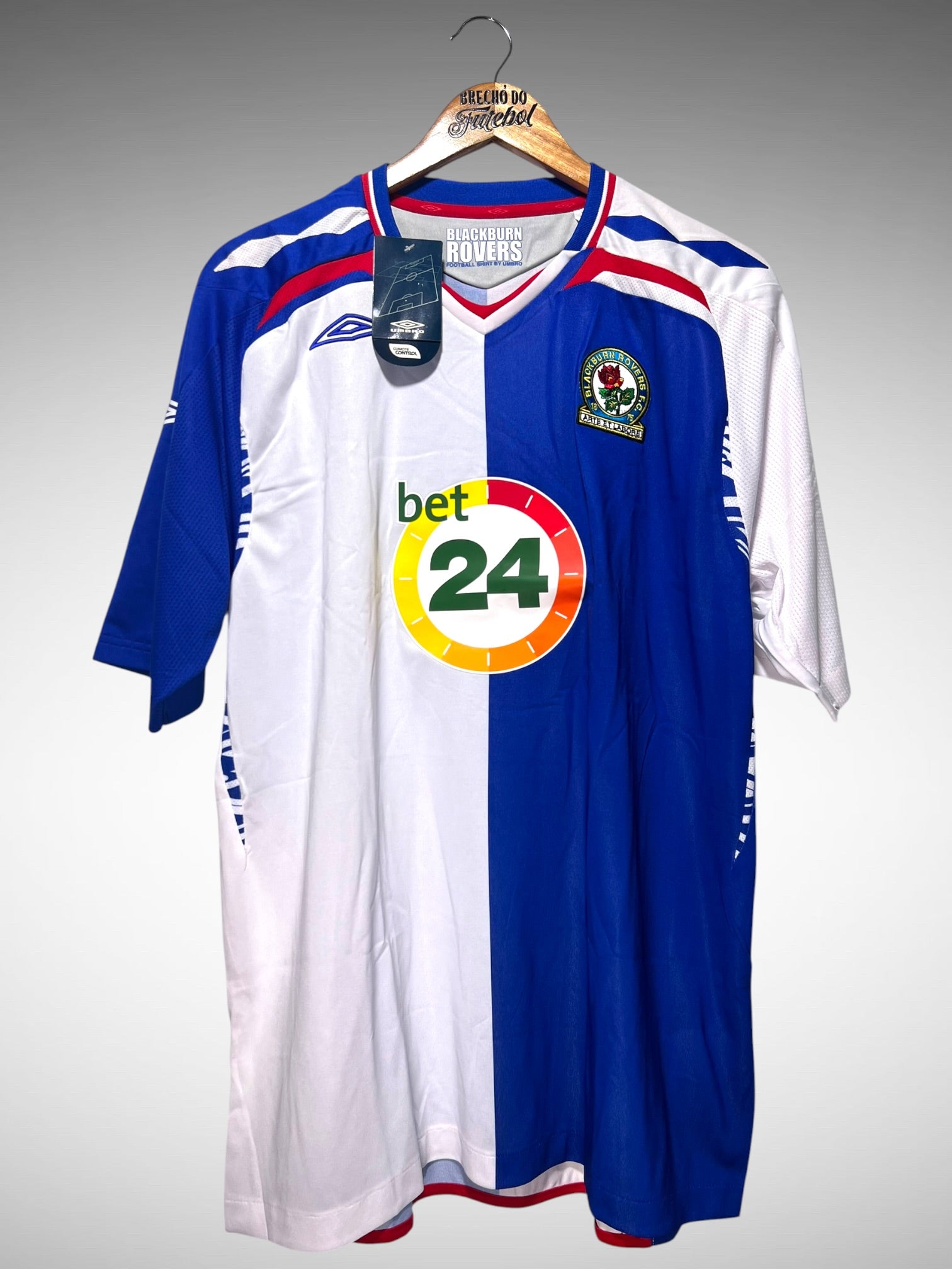 Blackburn Rovers 2008 Primeira Camisa Tam GG.