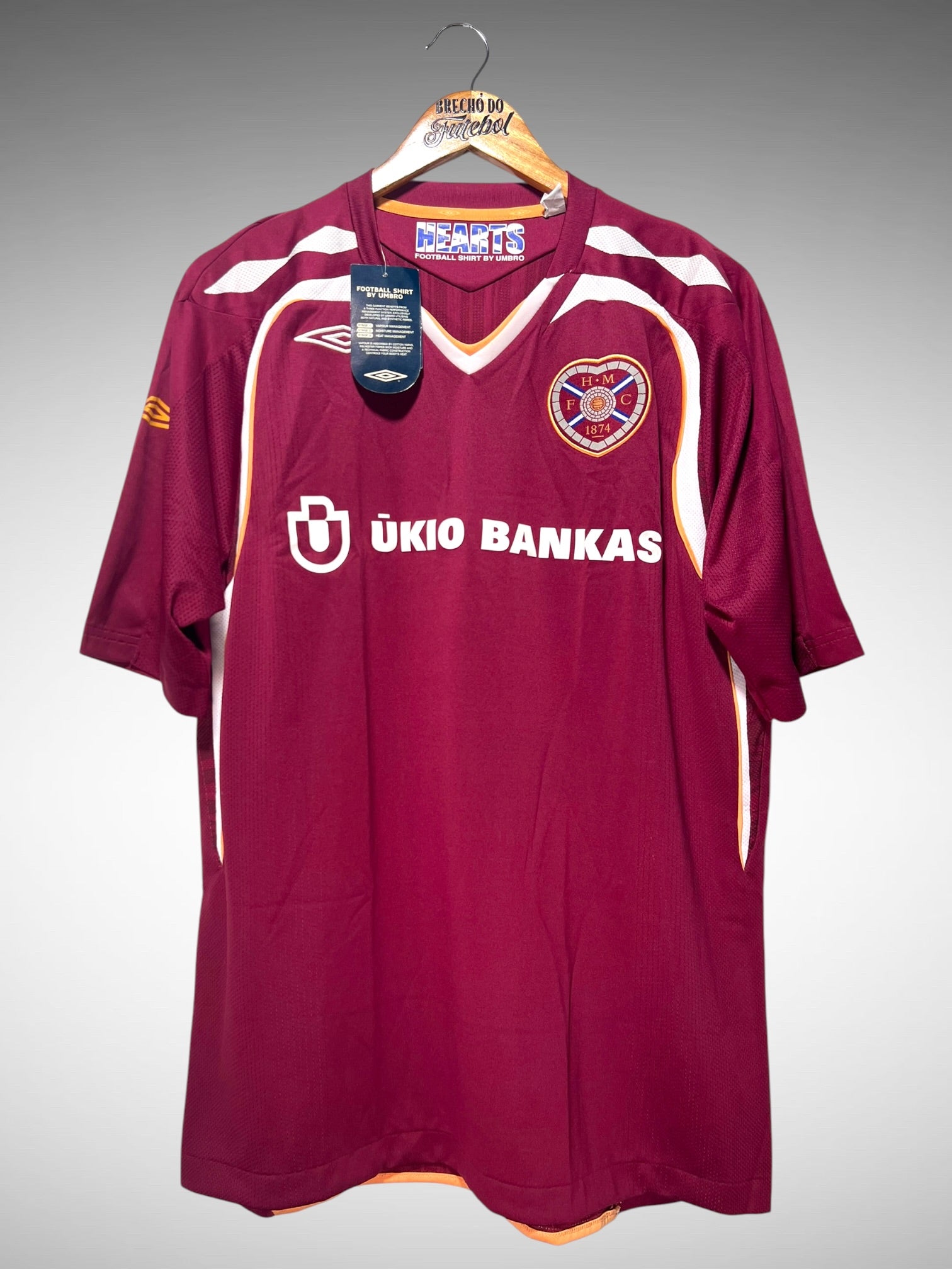 Hearts 2008 Primeira Camisa Tam G.