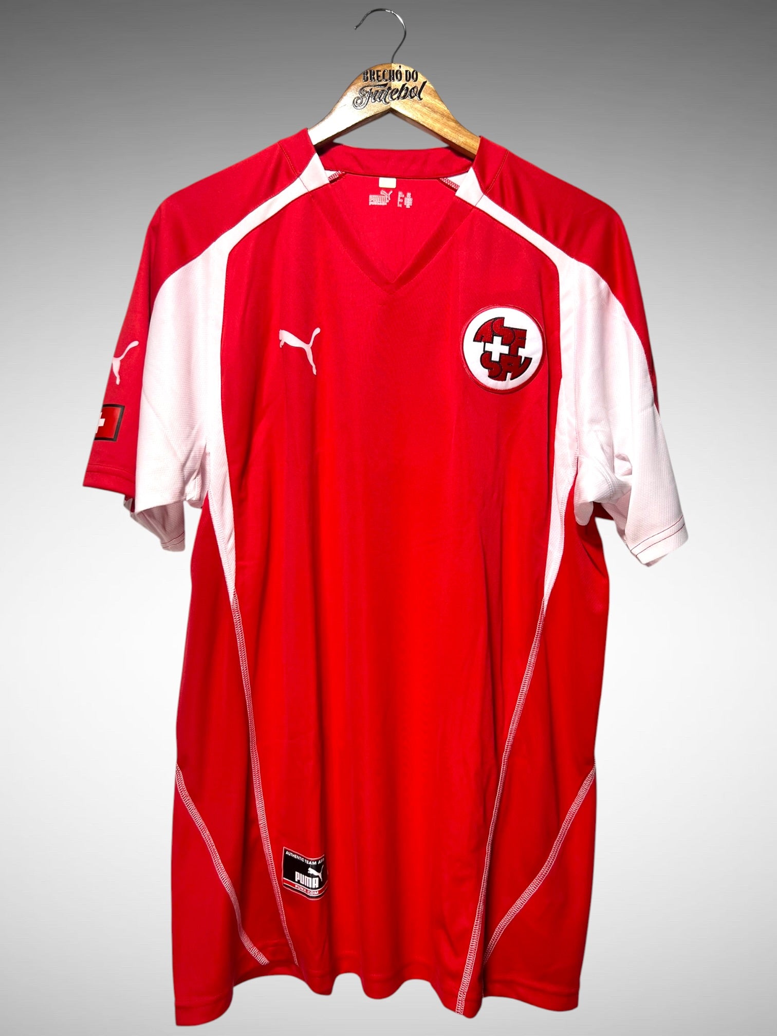 Suíça 2004 Primeira Camisa Tam GG.
