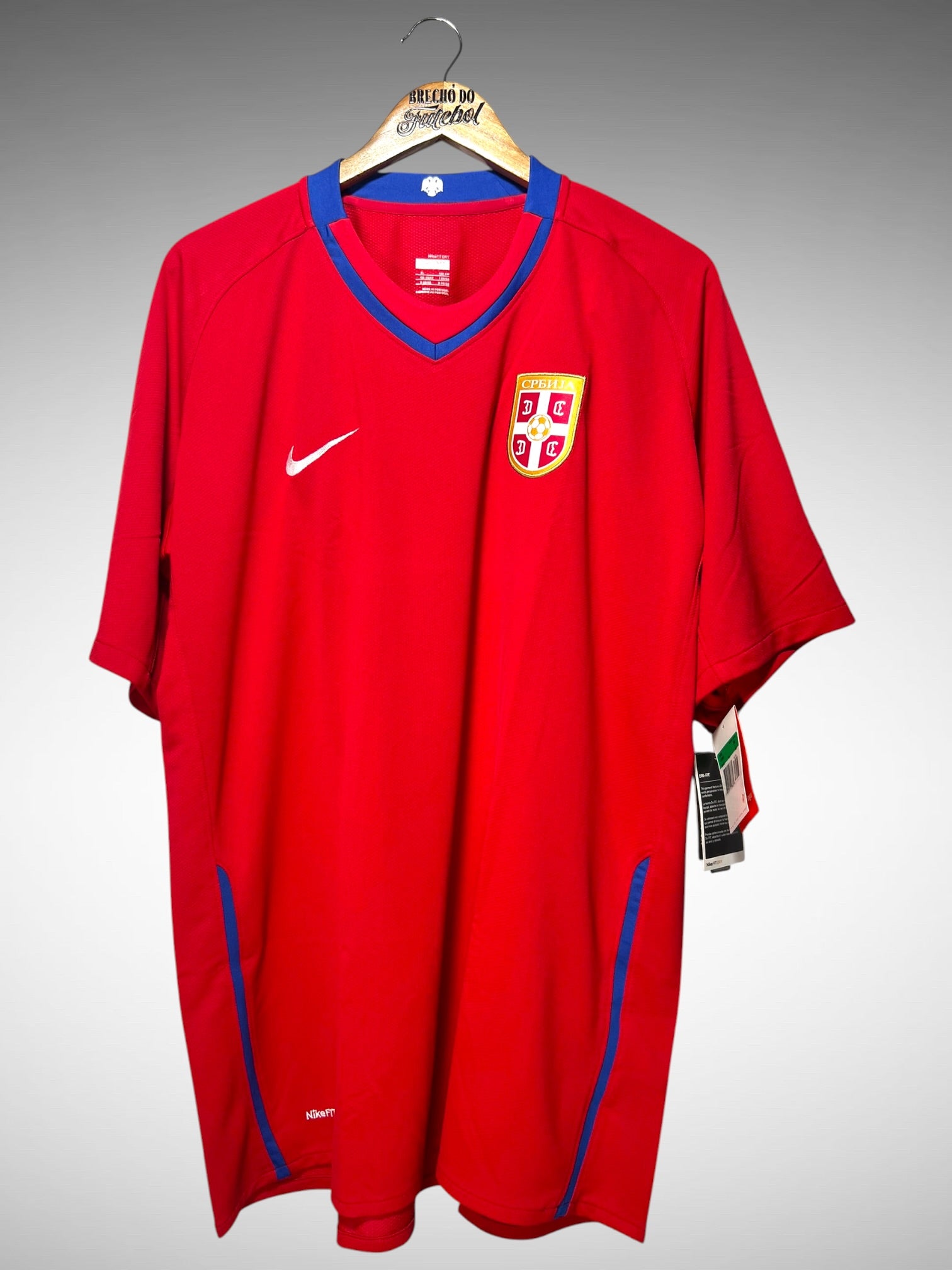 Sérvia 2008 Primeira Camisa Tam GG.