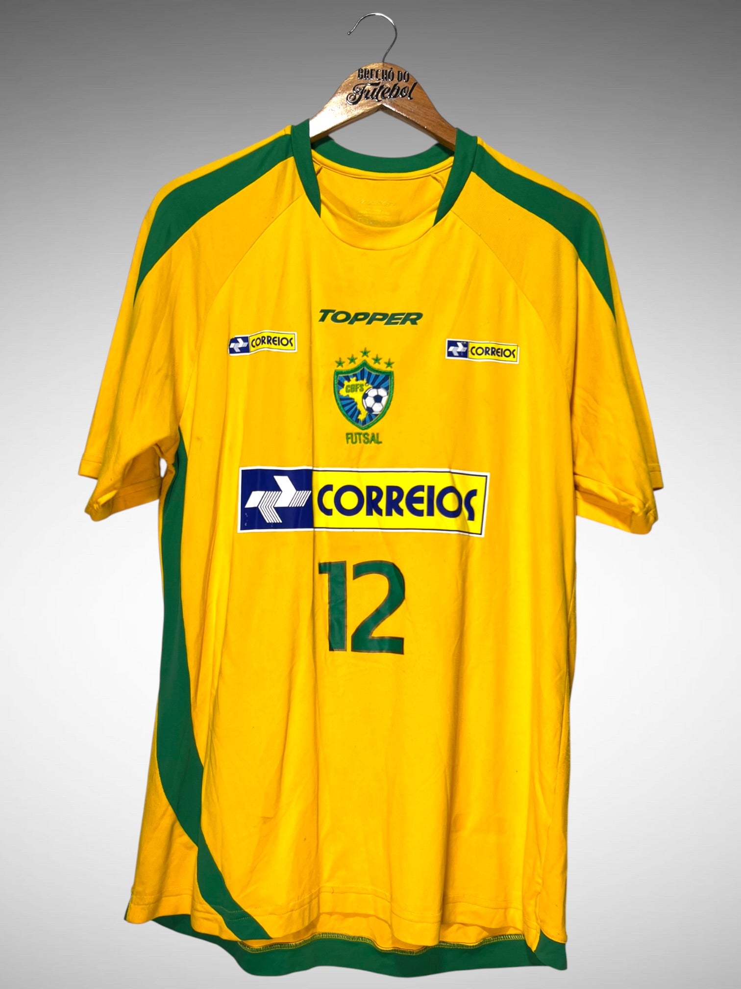 Brasil Futsal 2008 Primeira Camisa Tam G N 12.