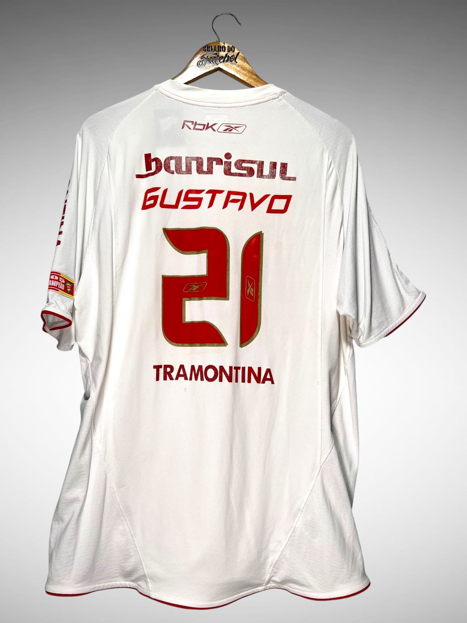 Internacional 2006 Segunda Camisa Tam G N 21 Gustavo.