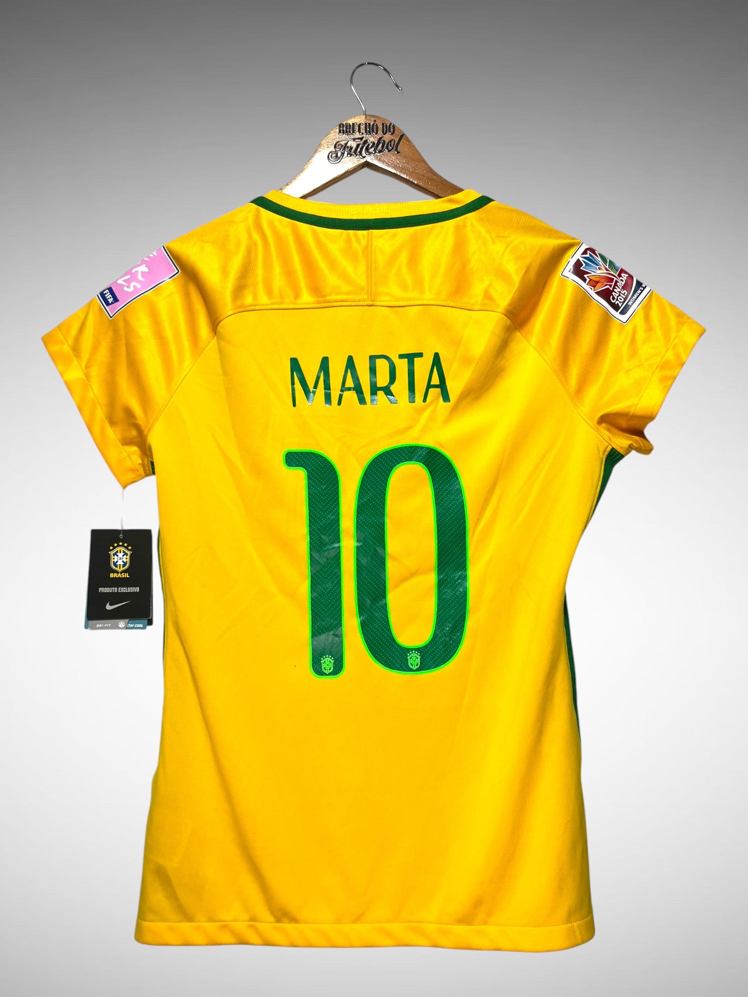 Brasil 2015 Primeira Camisa Tam M Feminino N 10 Marta.