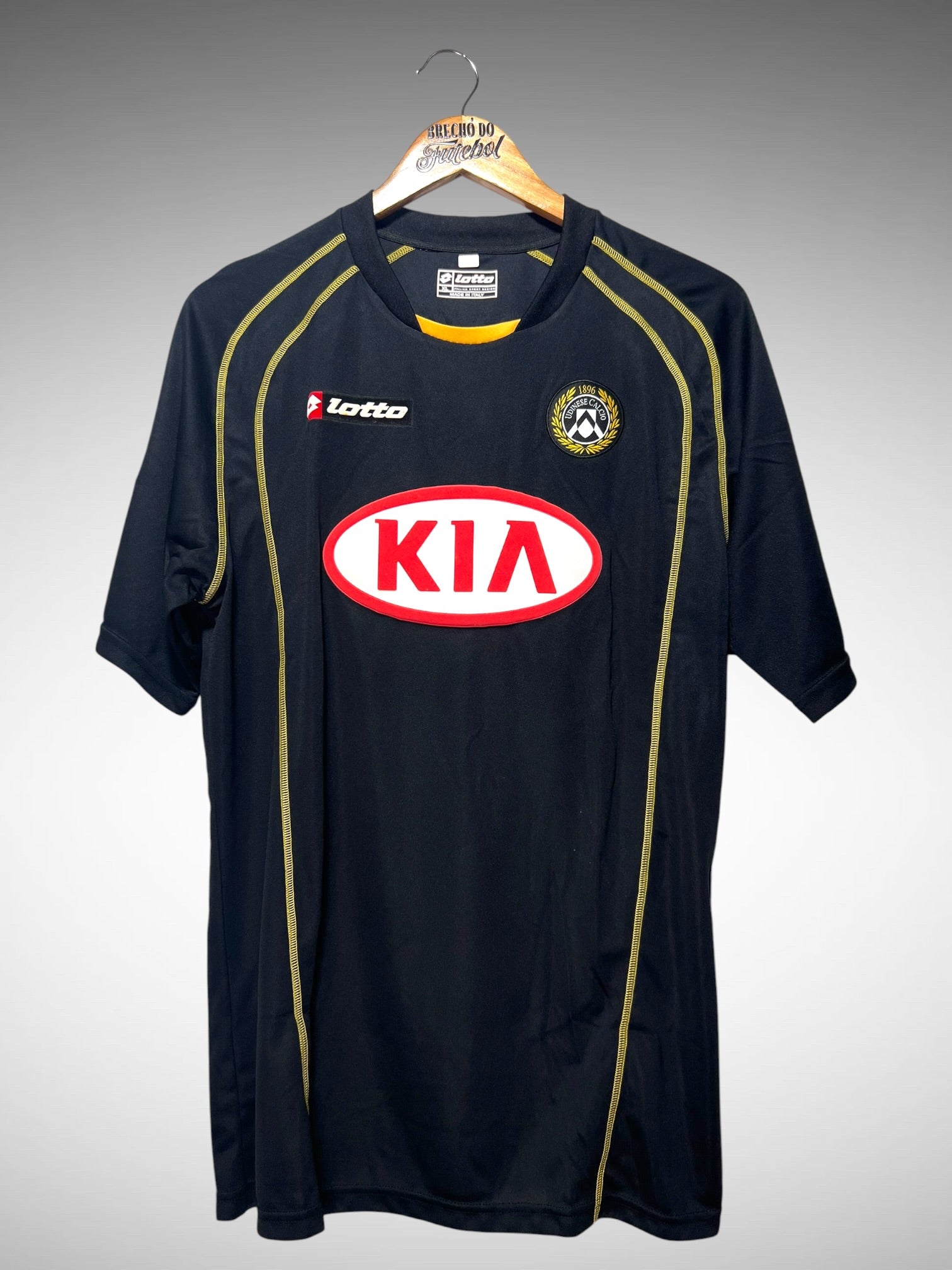 Udinese Calcio 2006 Segunda Camisa Tam GG N 9 Iaquinta.