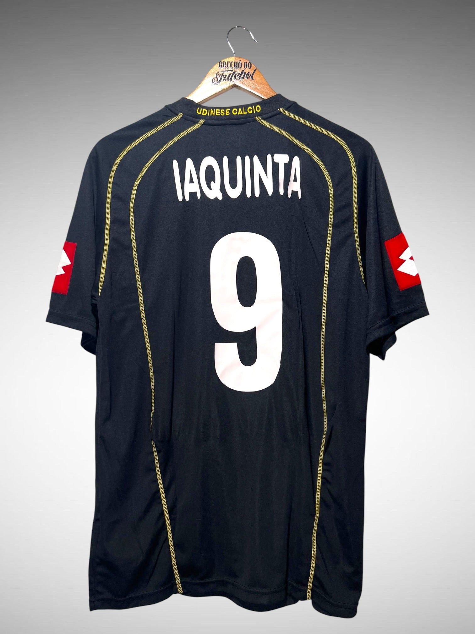Udinese Calcio 2006 Segunda Camisa Tam GG N 9 Iaquinta.