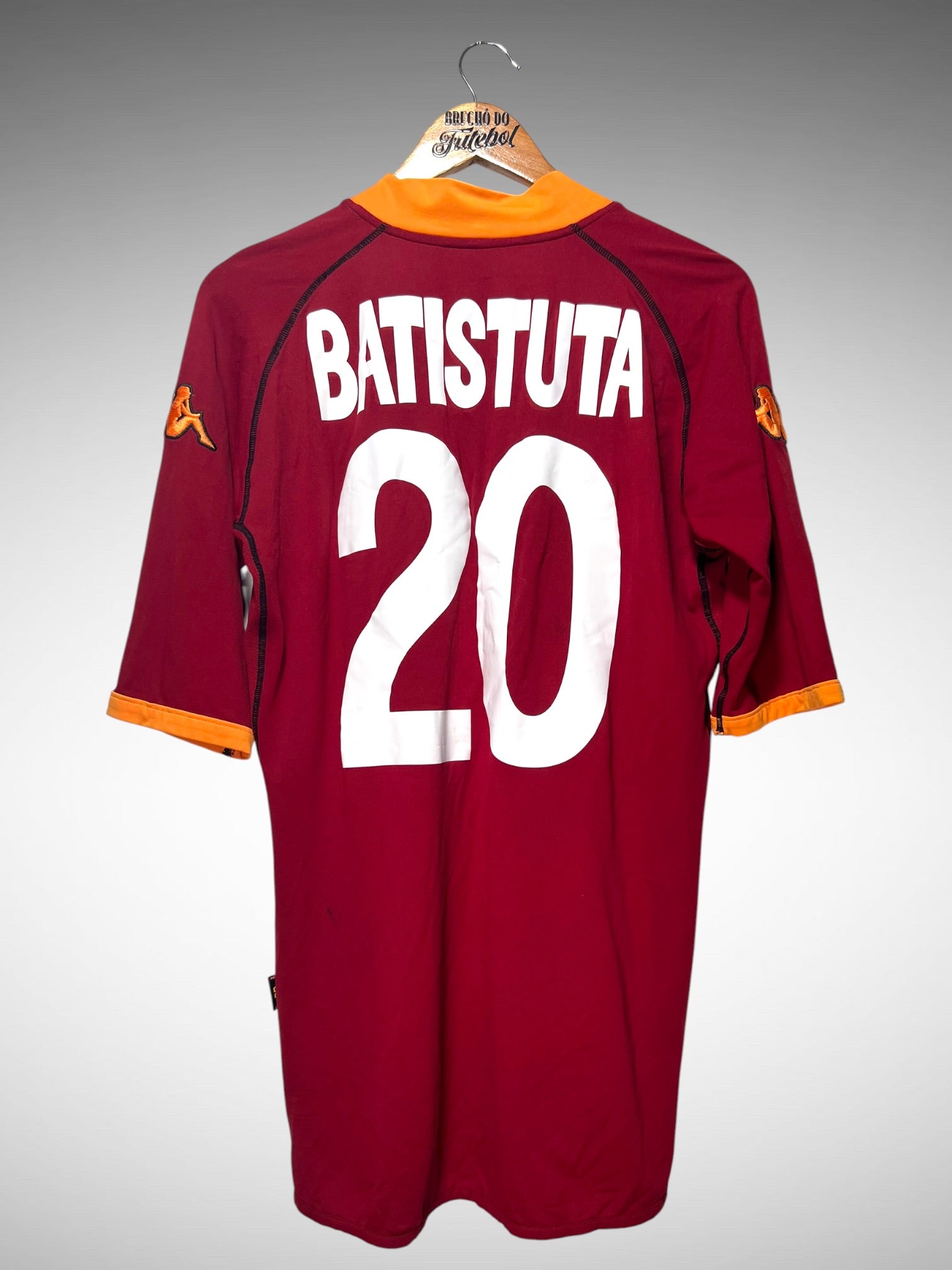 Roma 2003 Primeira Camisa Tam GG N 20 Batistuta.