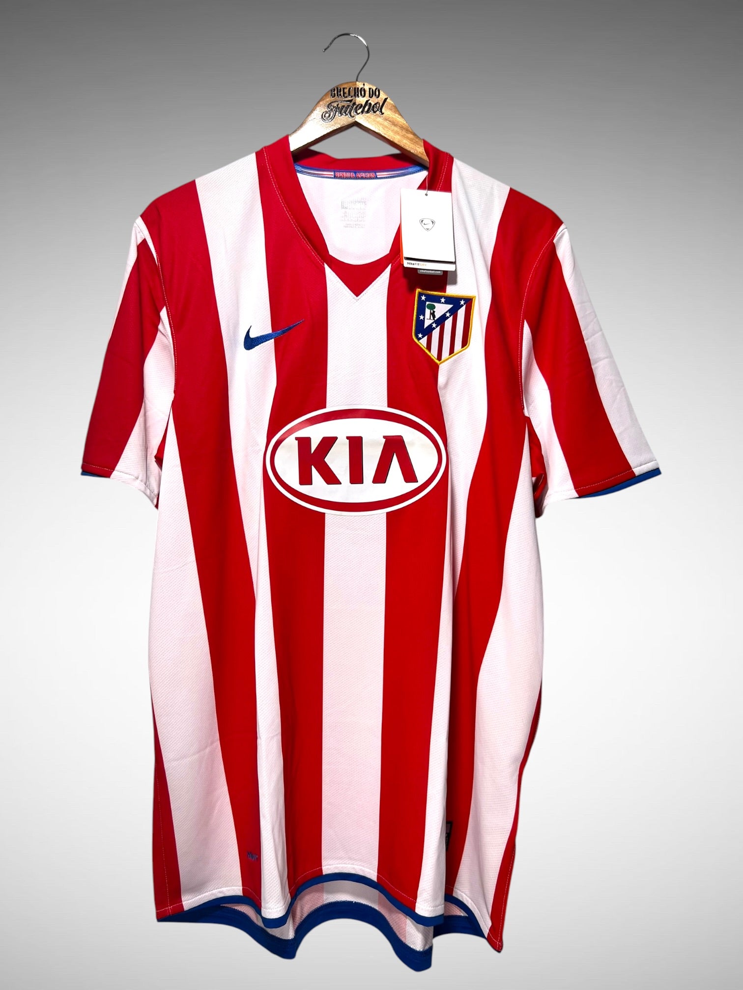Atlético de Madrid 2009 Primeira Camisa Tam GG.