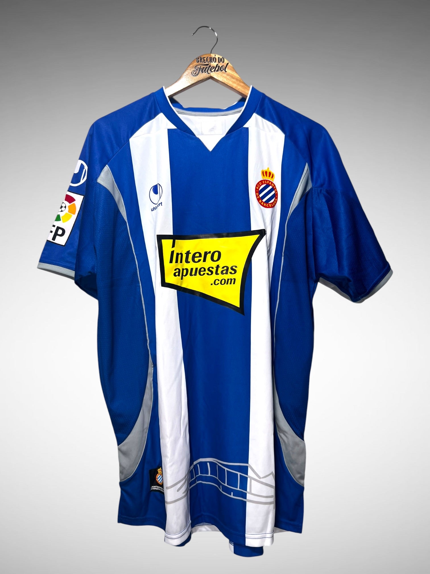 Espanyol 2009 Primeira Camisa Tam GG N 21 Jarque.
