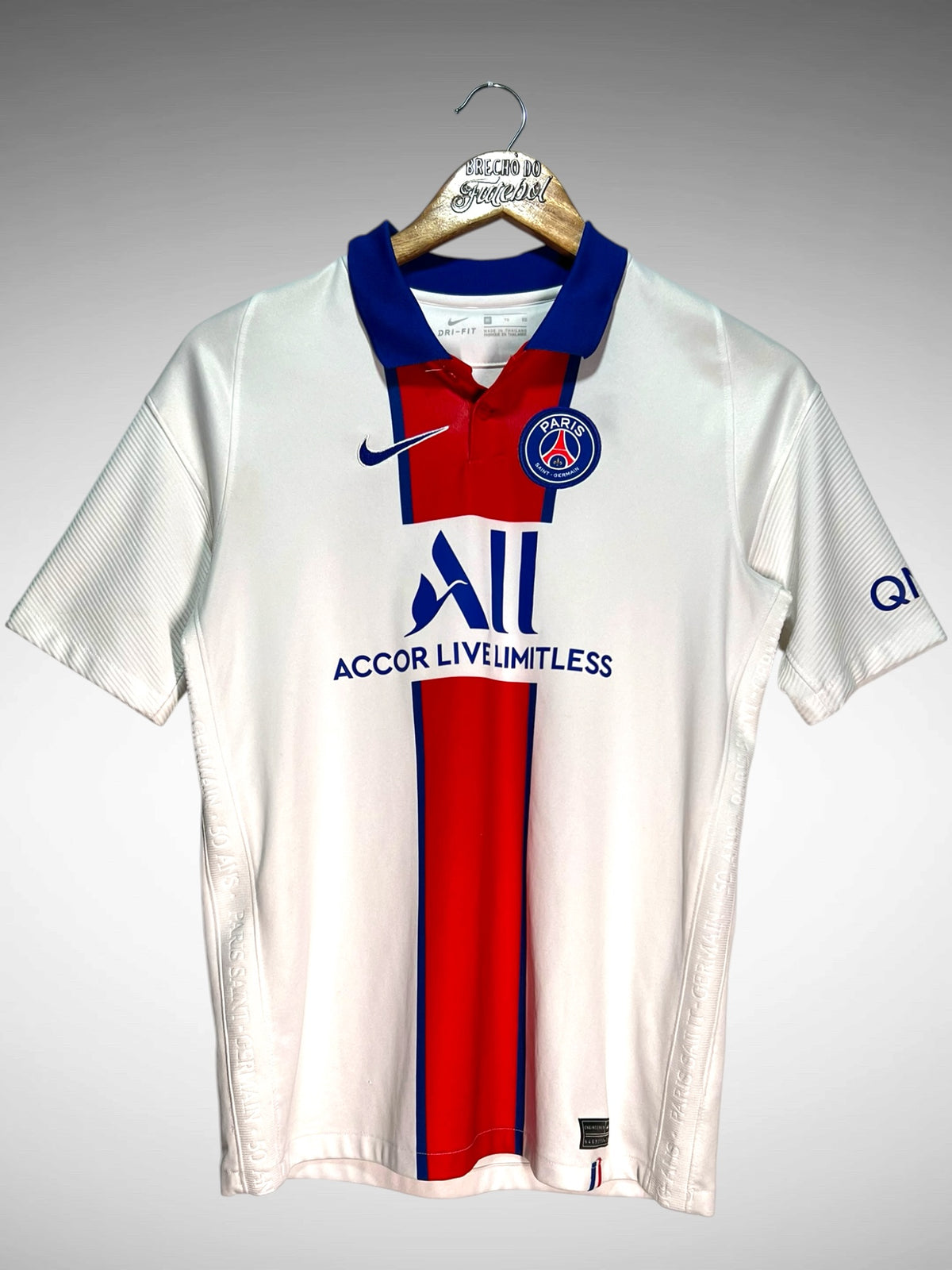 Paris Saint-Germain 2020 Segunda Camisa Tam 16 Anos Infantil.