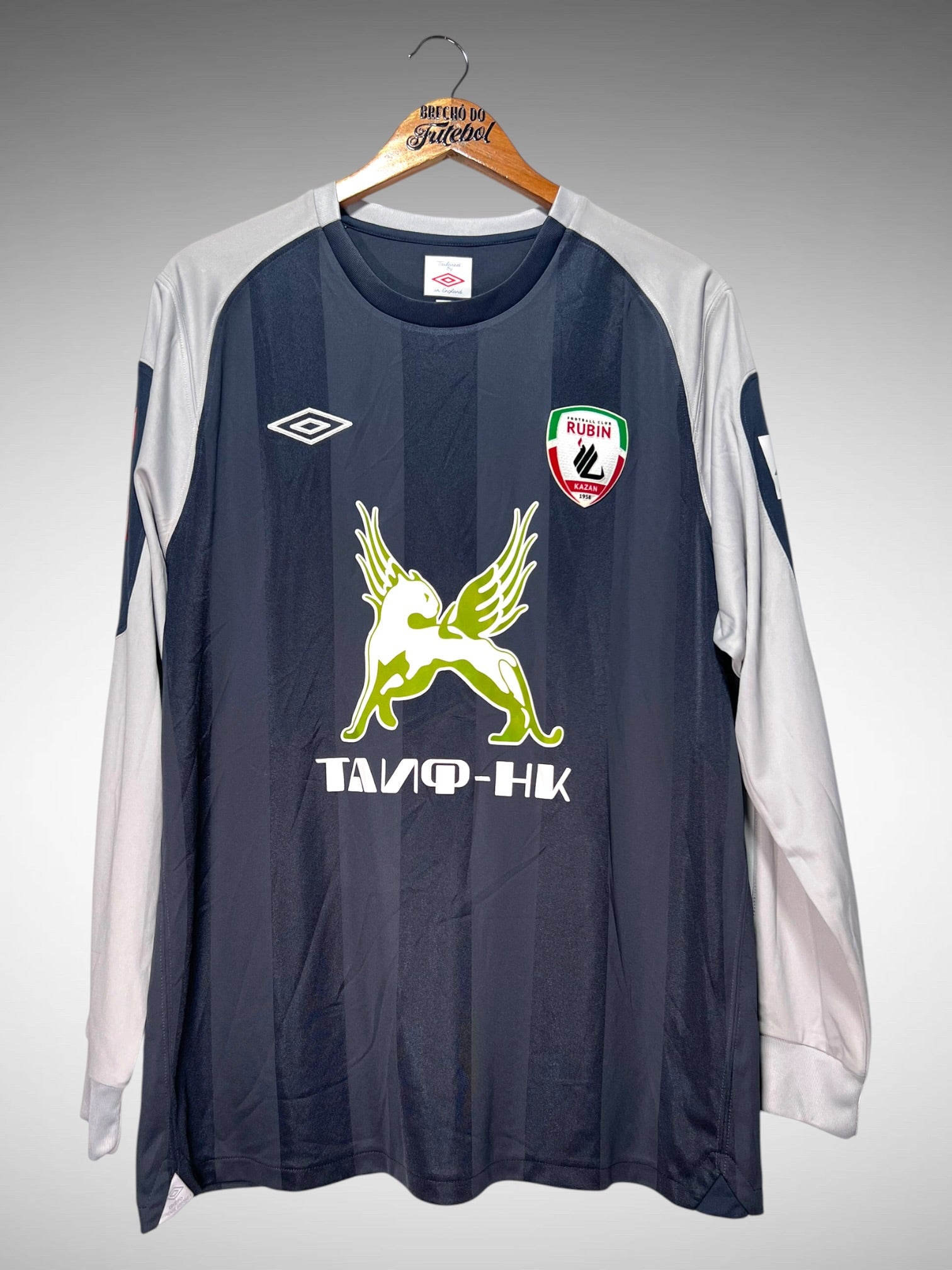 Rubin Kazan 2012 Camisa de Goleiro Tam G N 1 Rhyzikov Mangas Longas.