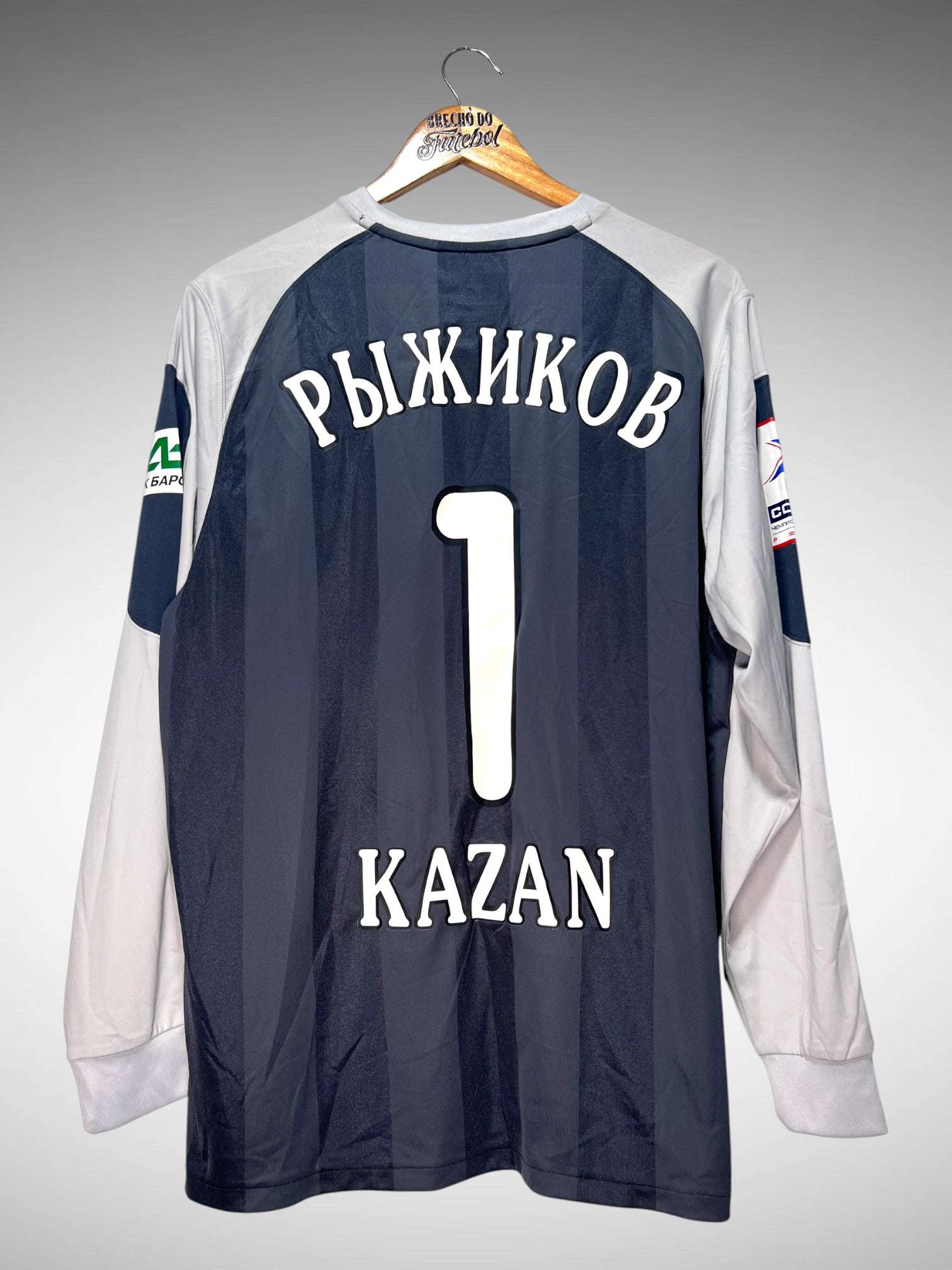 Rubin Kazan 2012 Camisa de Goleiro Tam G N 1 Rhyzikov Mangas Longas.