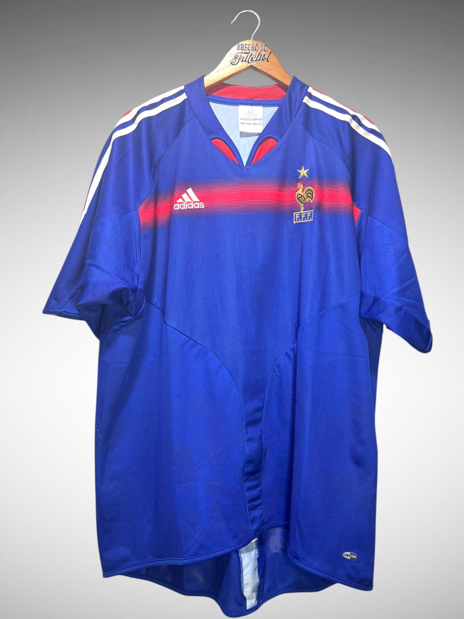 França 2004 Primeira Camisa Tam GG N 10 Zidane.