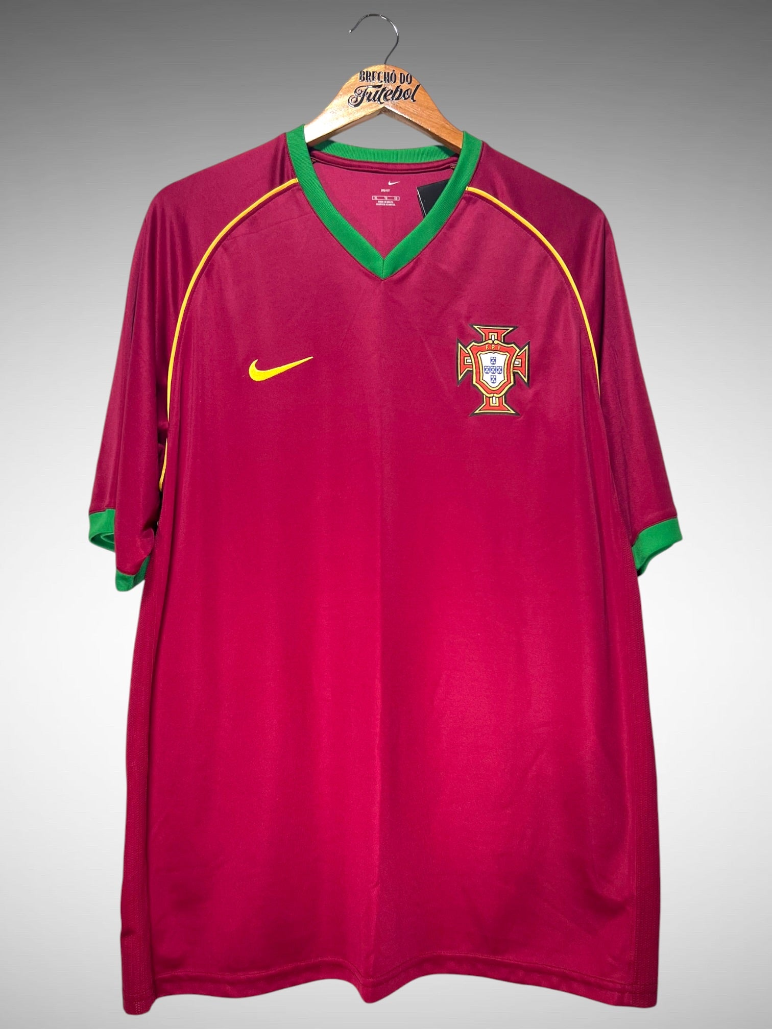Portugal 2006 Primeira Camisa Tam GG N 9.