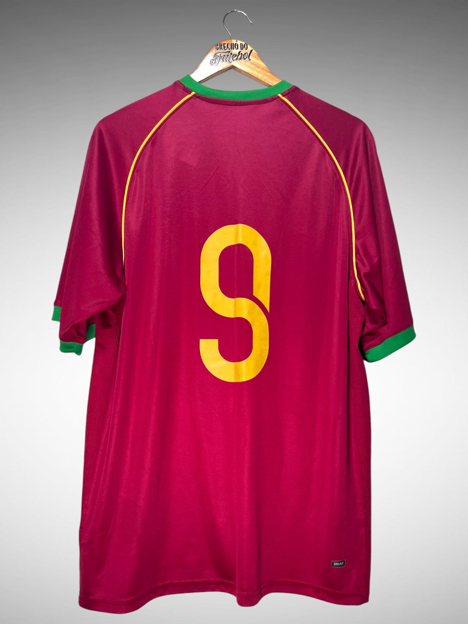 Portugal 2006 Primeira Camisa Tam GG N 9.