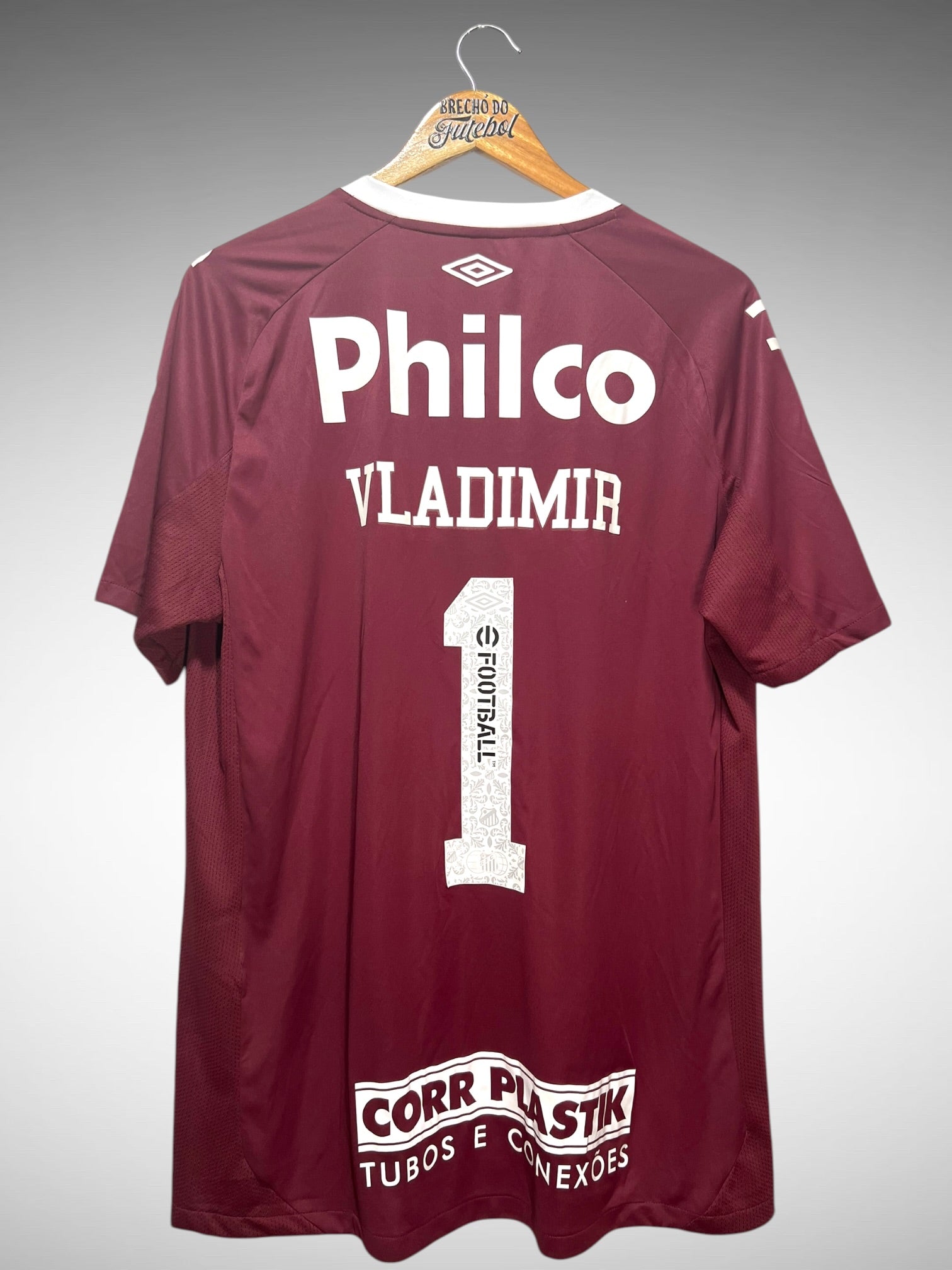 Santos 2023 Camisa de Goleiro Tam GG N 1 Vladimir.