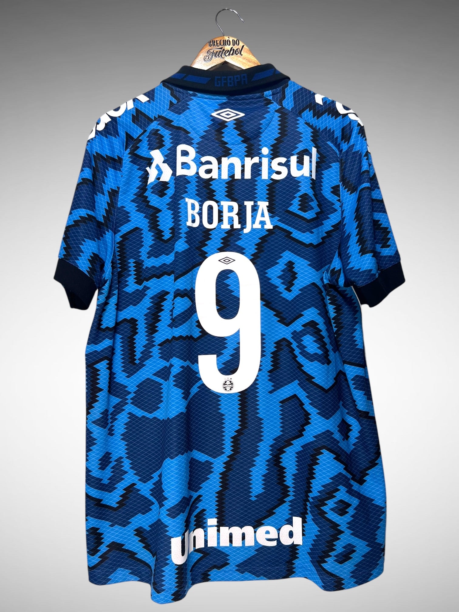 Grêmio 2021 Terceira Camisa Tam GG N 9 Borja.