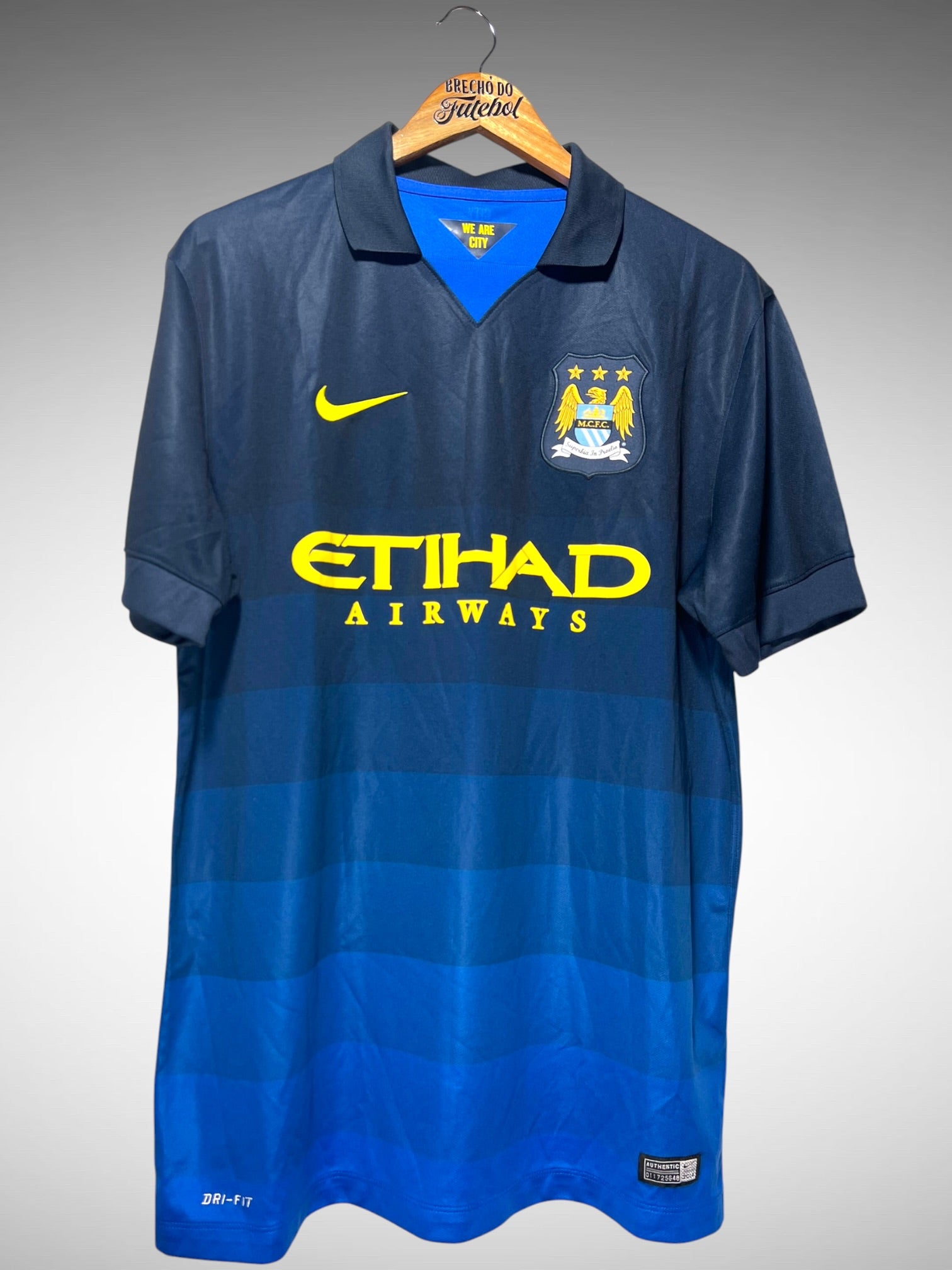Manchester City 2014 Segunda Camisa Tam G.