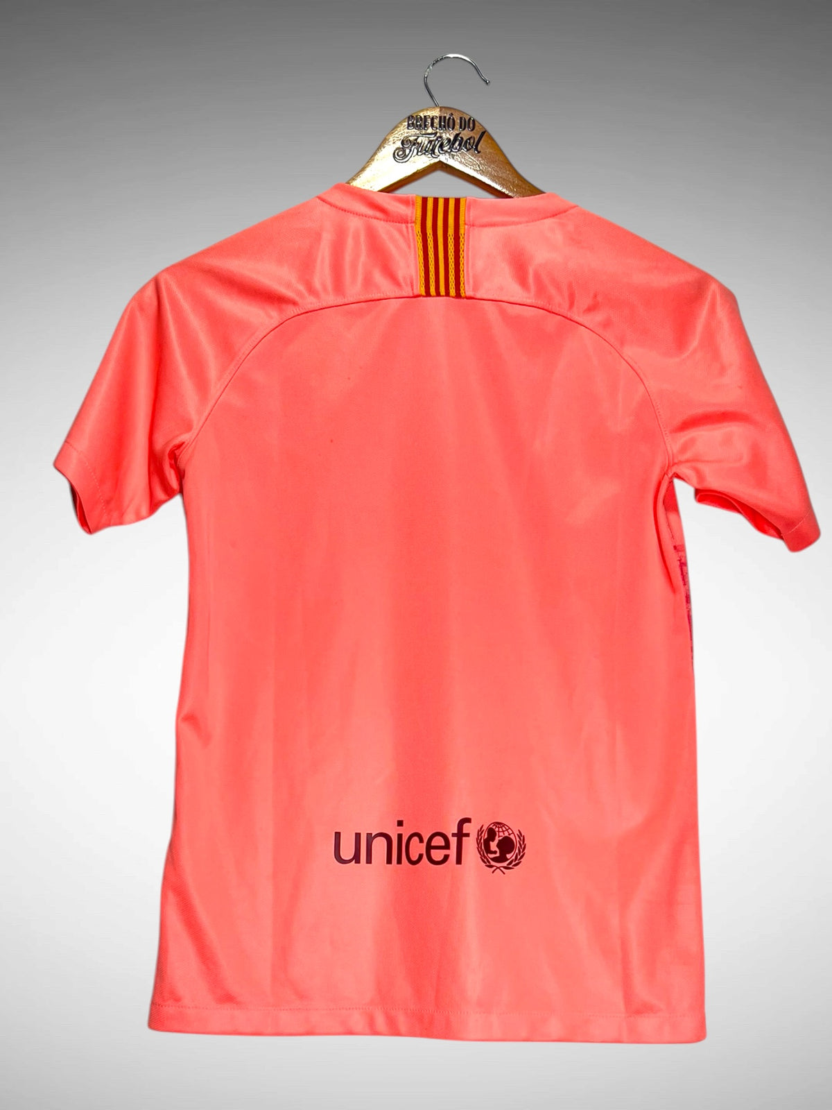 Barcelona 2018 Terceira Camisa Tam 12 anos Infantil.