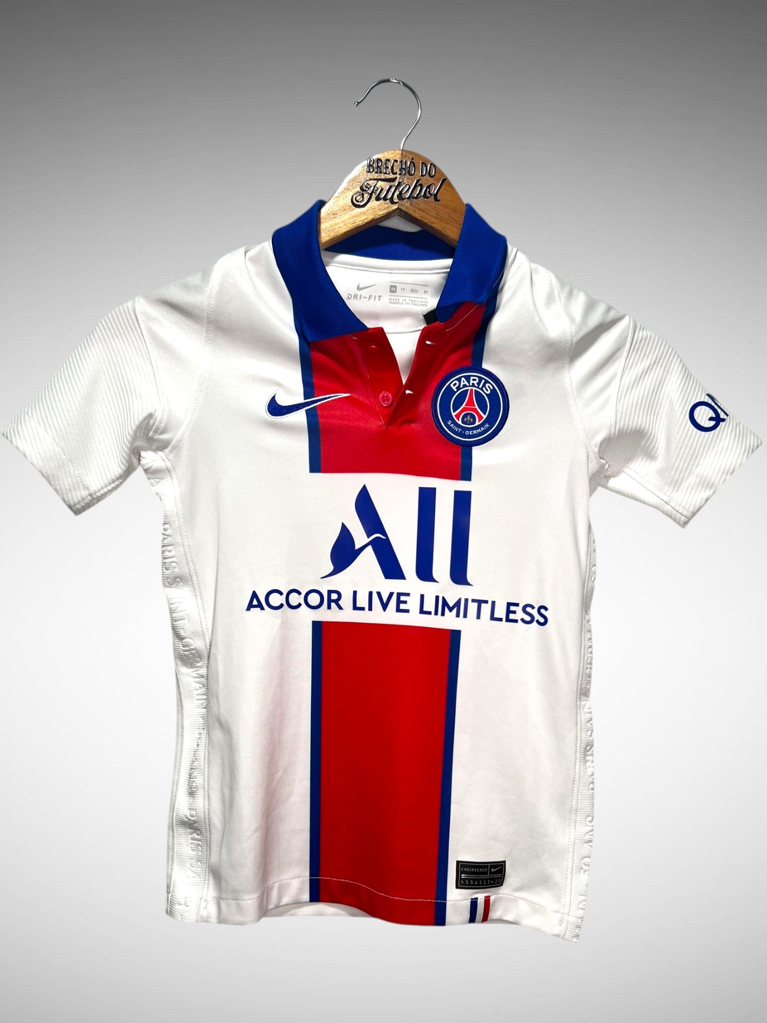 Paris Saint-Germain 2020 Segunda Camisa Tam 8 anos Infantil.