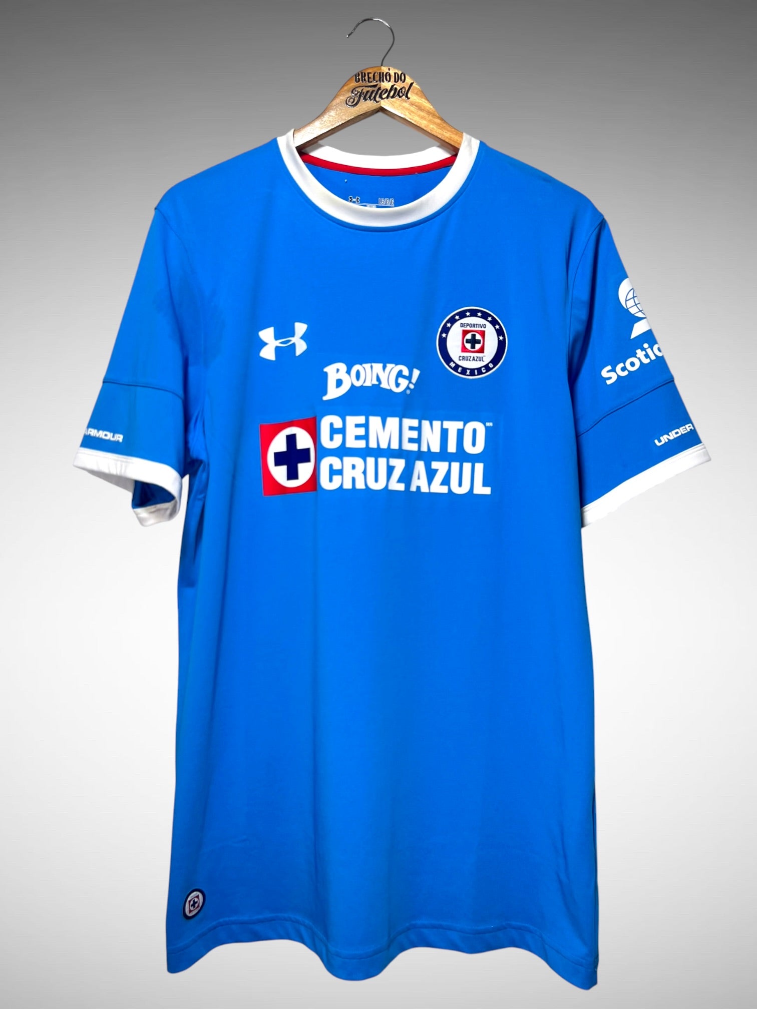 Cruz Azul 2016 Primeira Camisa Tam G N 7 Cauteruccio.