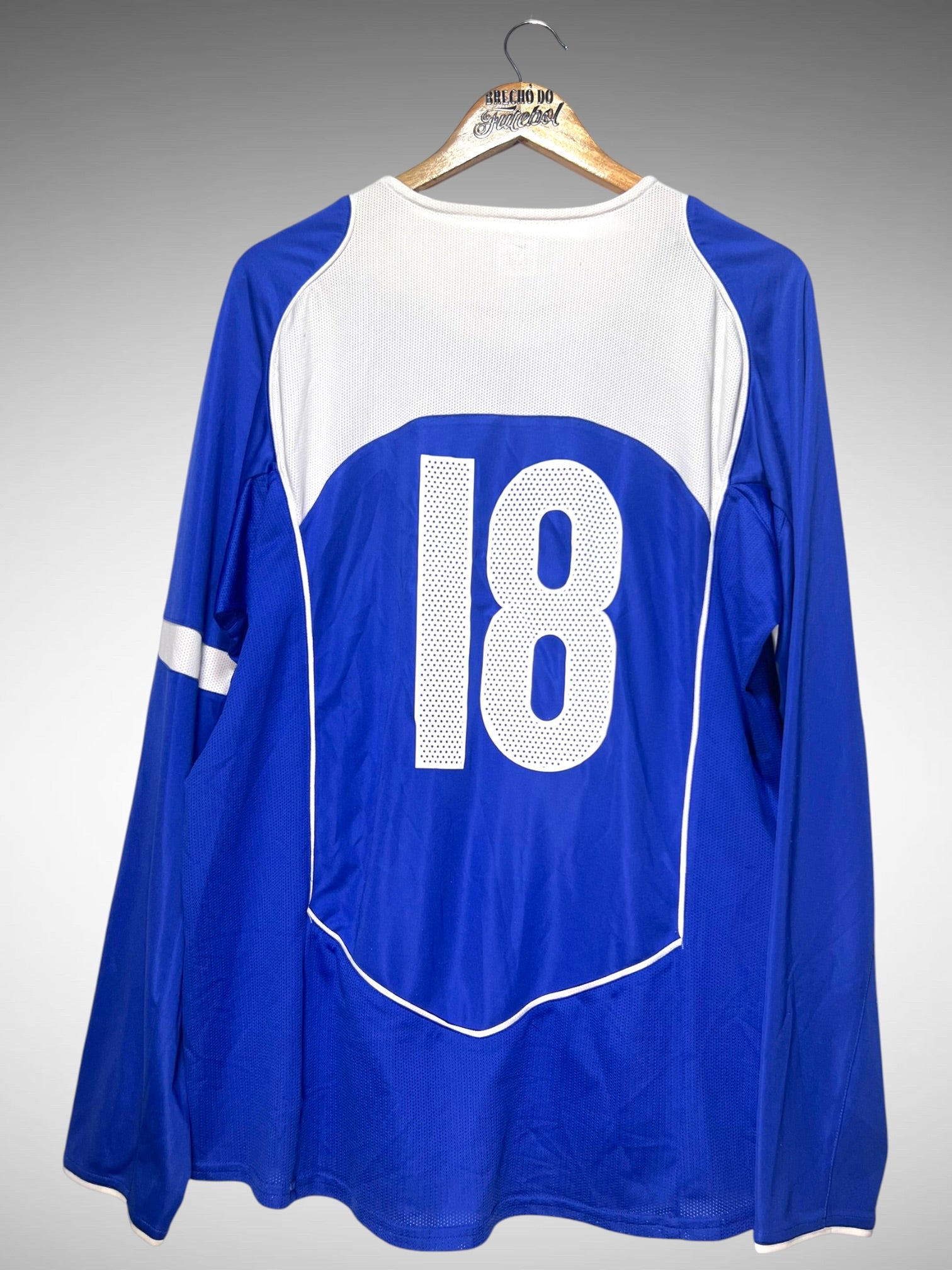 Brasil 2004 Segunda Camisa Tam G N 18 Mangas Longas.