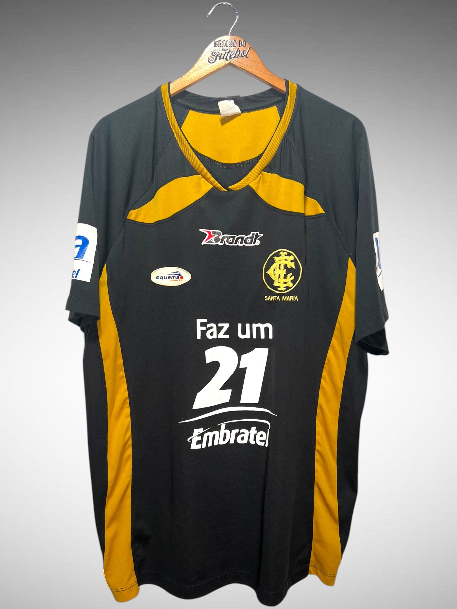 Inter de Santa Maria 2010 Terceira Camisa Tam GG N 9.