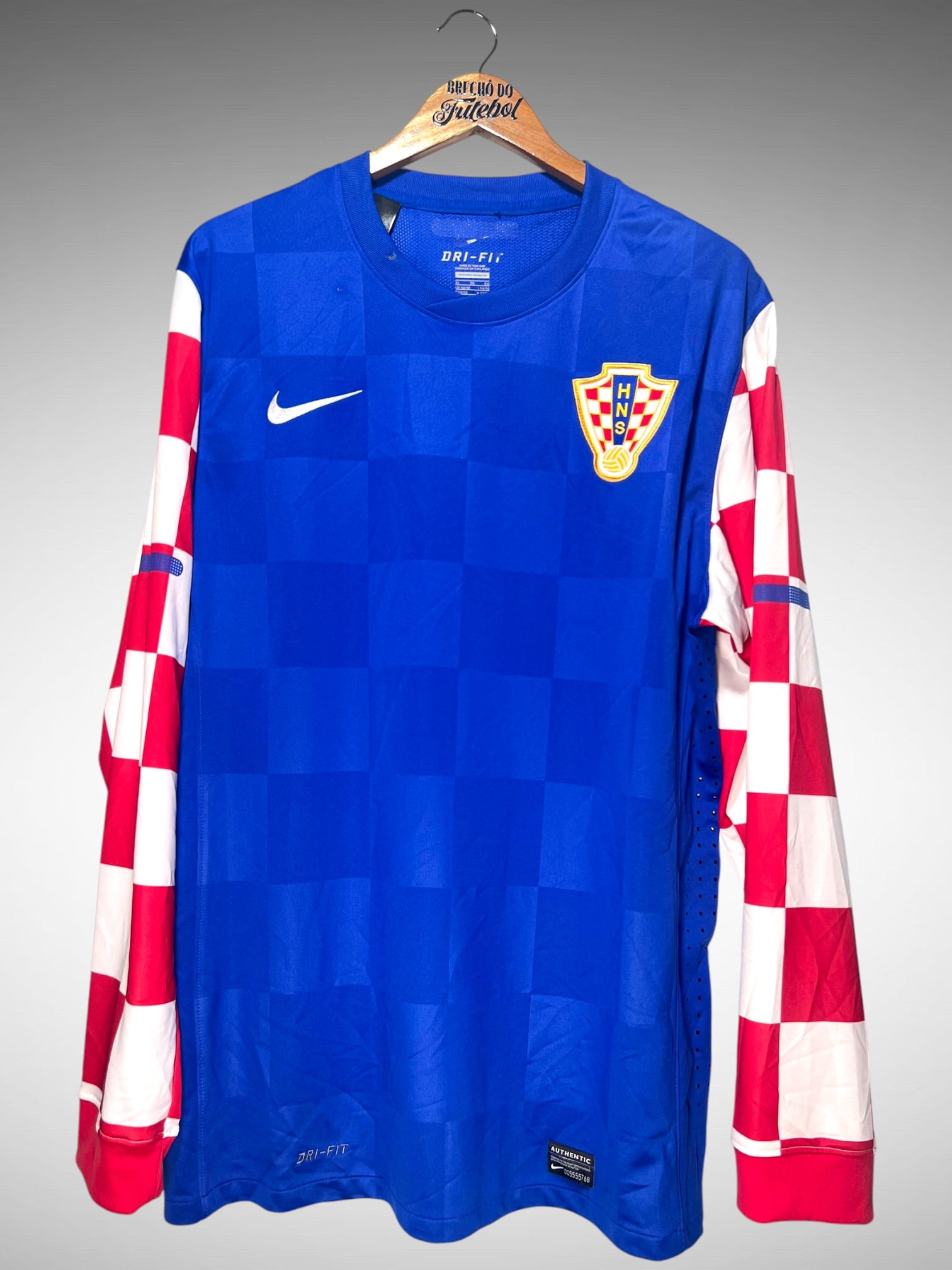 Croácia 2010 Primeira Camisa Tam GG Mangas Longas.