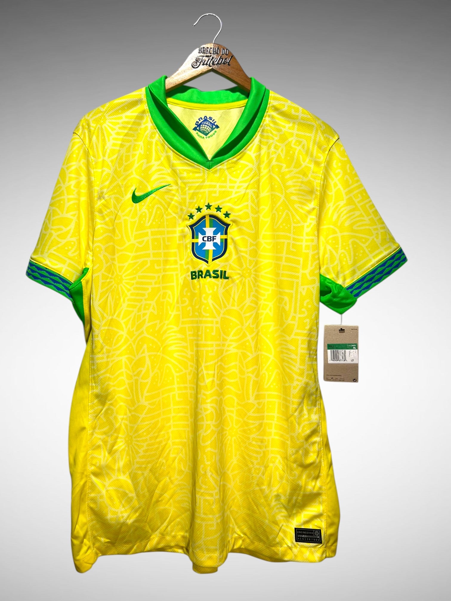Brasil 2024 Primeira Camisa Tam GG.