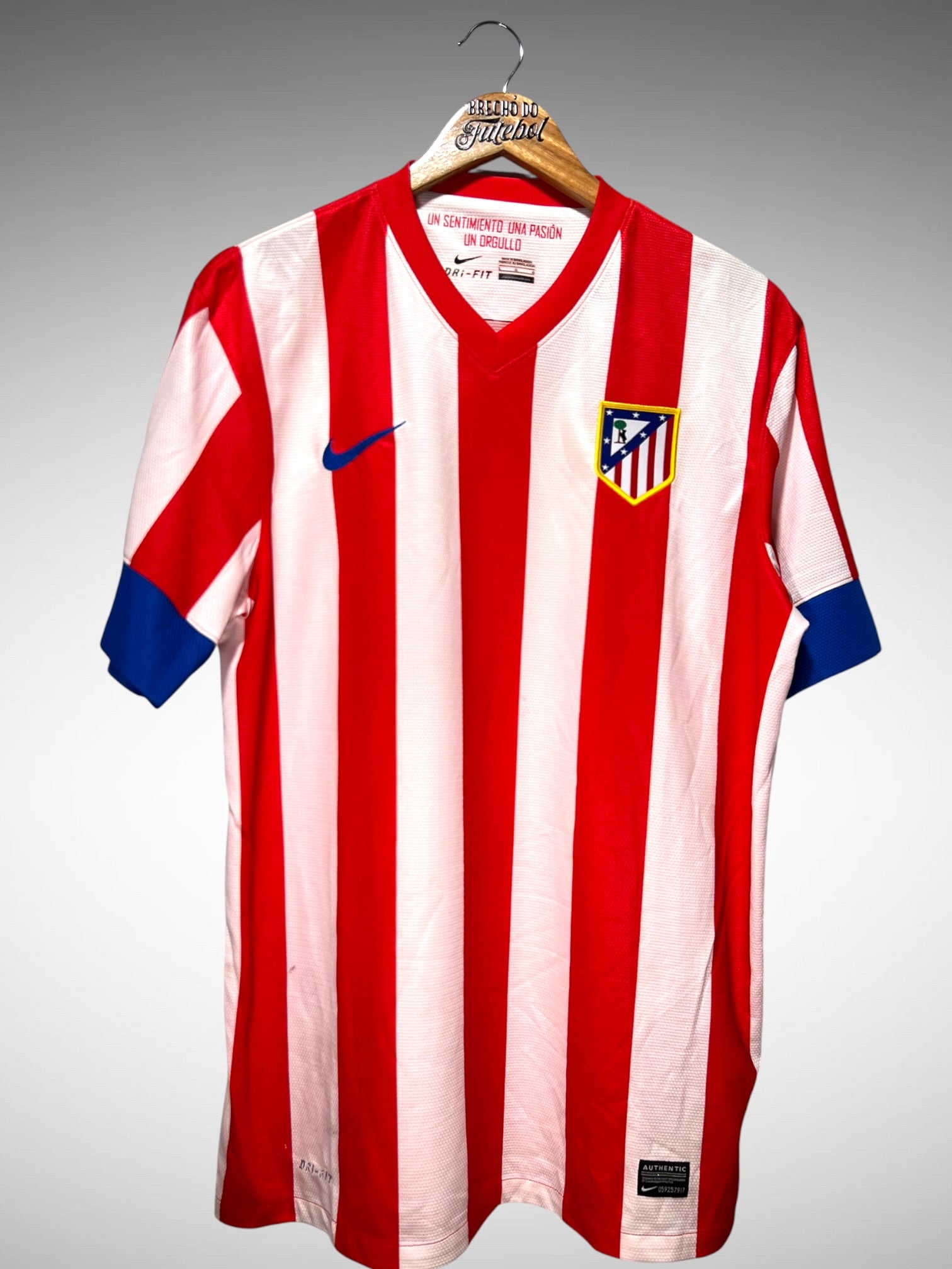 Atlético de Madrid 2012 Primeira Camisa Tam G.